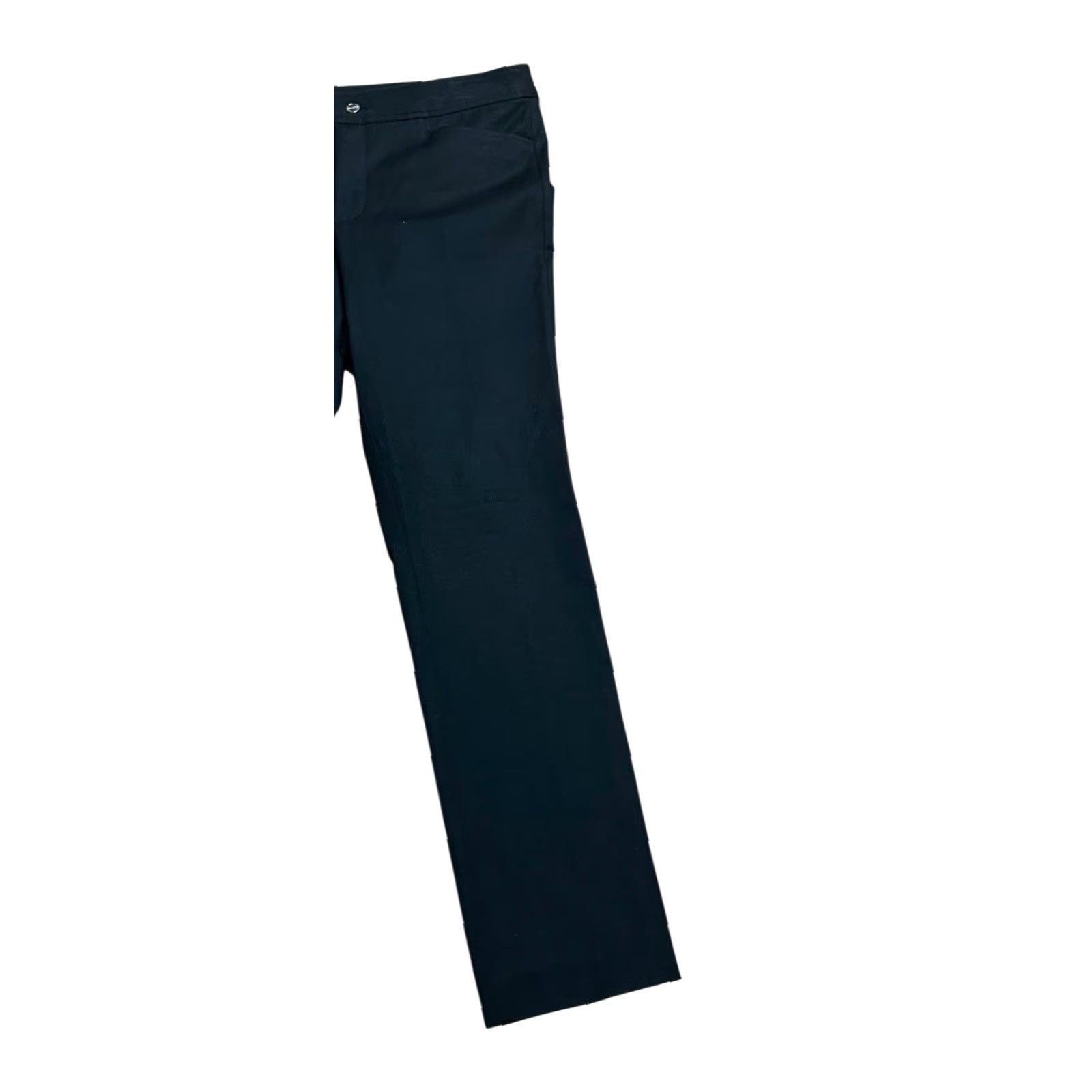 Chaps Chaps Women's Pants Black Dress Slacks Size 8P Mid-rise 30 Inseam Straight Leg Petite City Preppy Metal Size 30" / US 8 / IT 44 - 3 Thumbnail