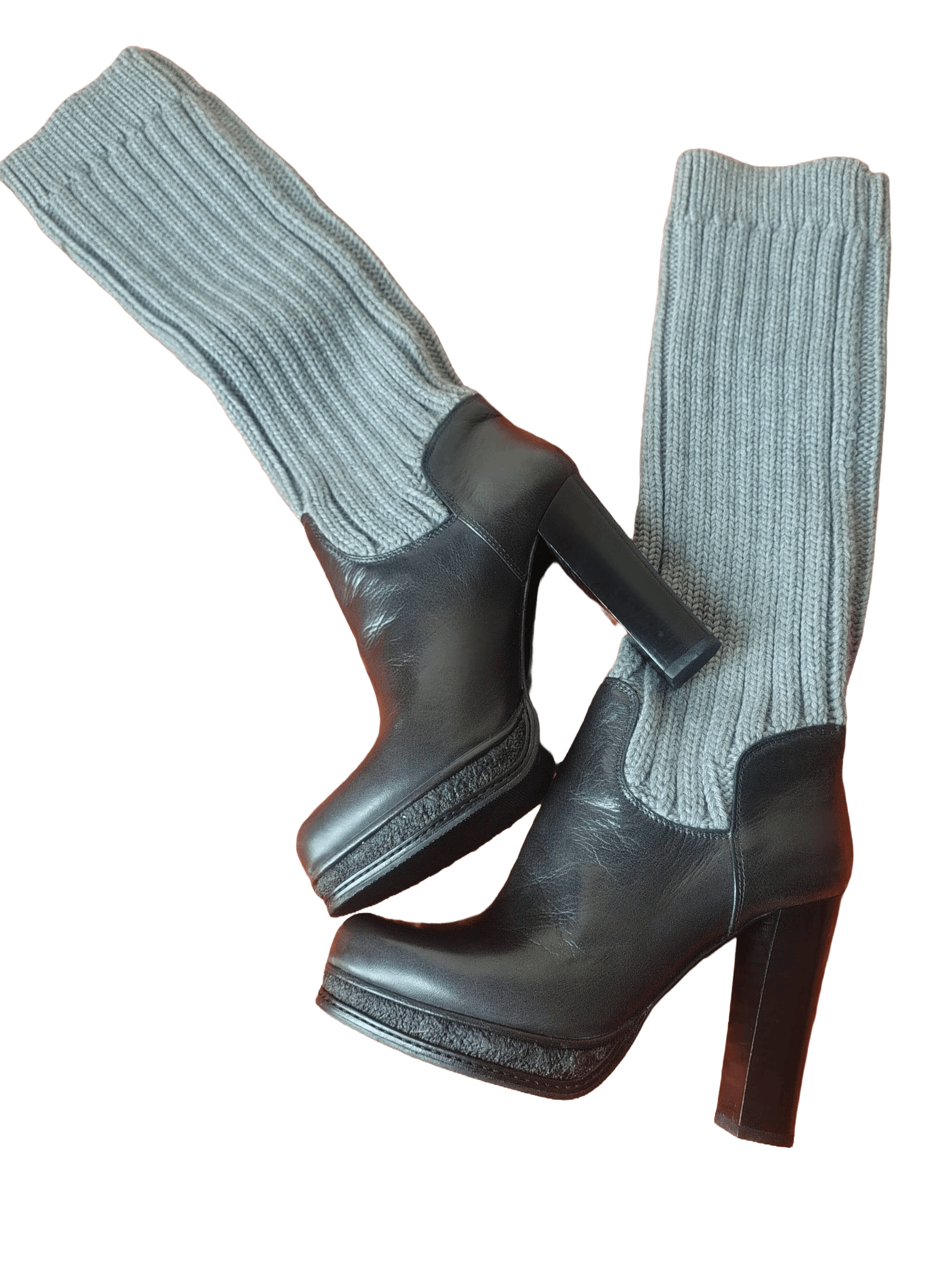 Dolce & Gabbana Vintage Dolce and Gabbana Sock Heel Boots Size US 7 / IT 37 - 6 Thumbnail
