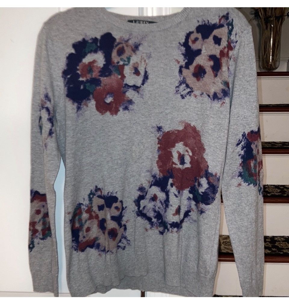 Ralph Lauren Ralph Lauren Floral Sweater Size M / US 6-8 / IT 42-44 - 1 Thumbnail