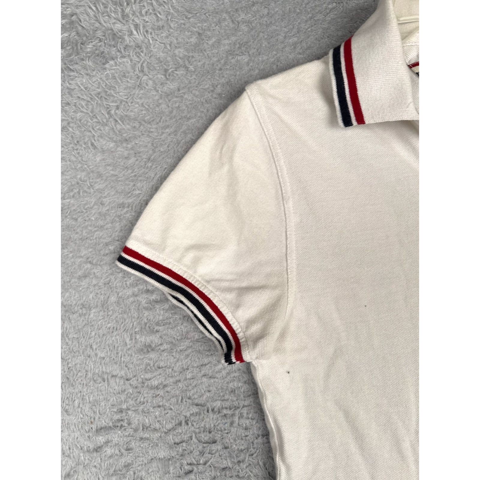 Tommy Hilfiger Tommy Hilfiger Polo Shirt Women Small White 100% Cotton Denim New York City Size S / US 4 / IT 40 - 3 Thumbnail