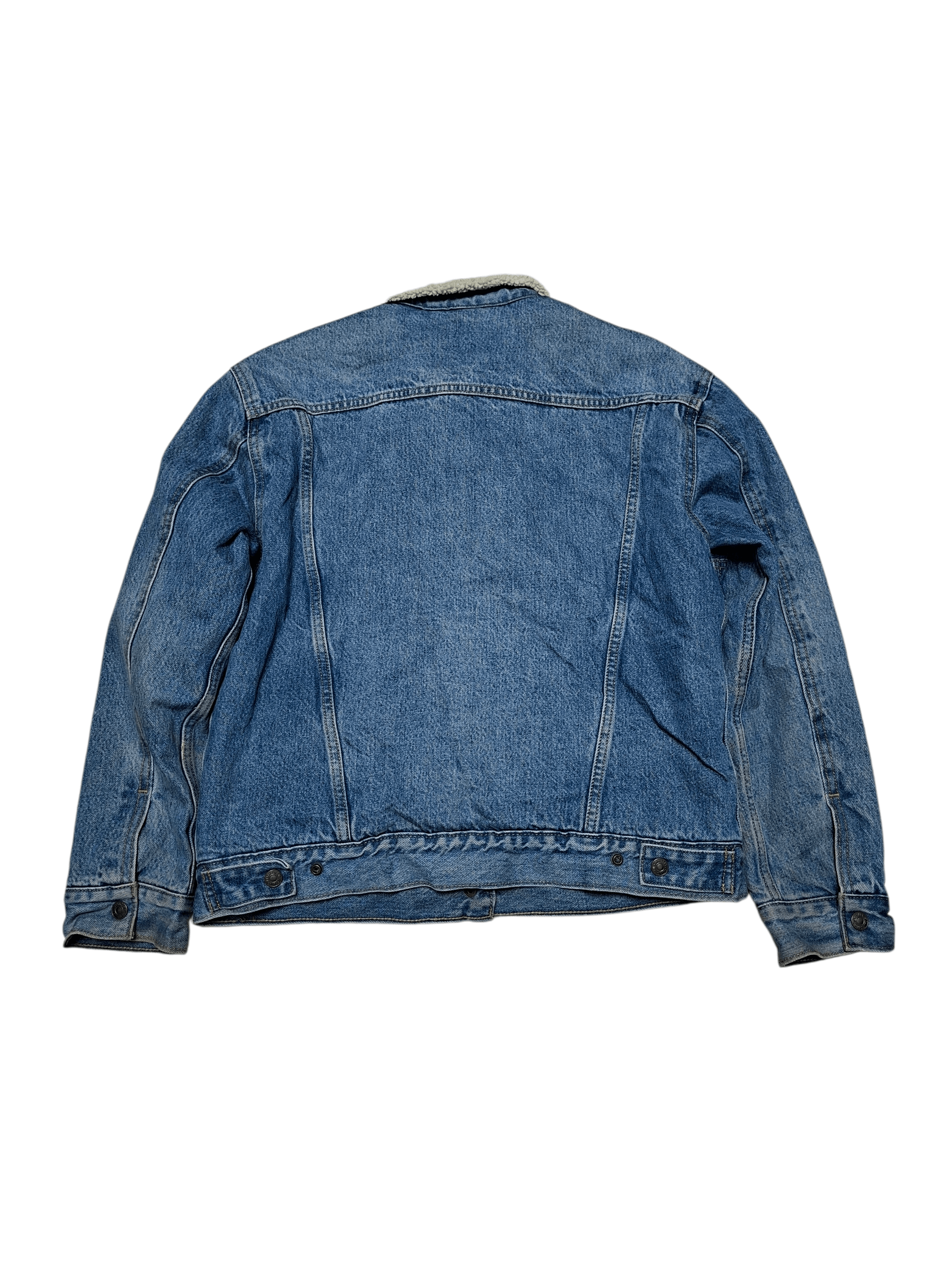 Levi's LEVIS LADY`S DENIM SHERPA JACKET Size M / US 6-8 / IT 42-44 - 3 Thumbnail