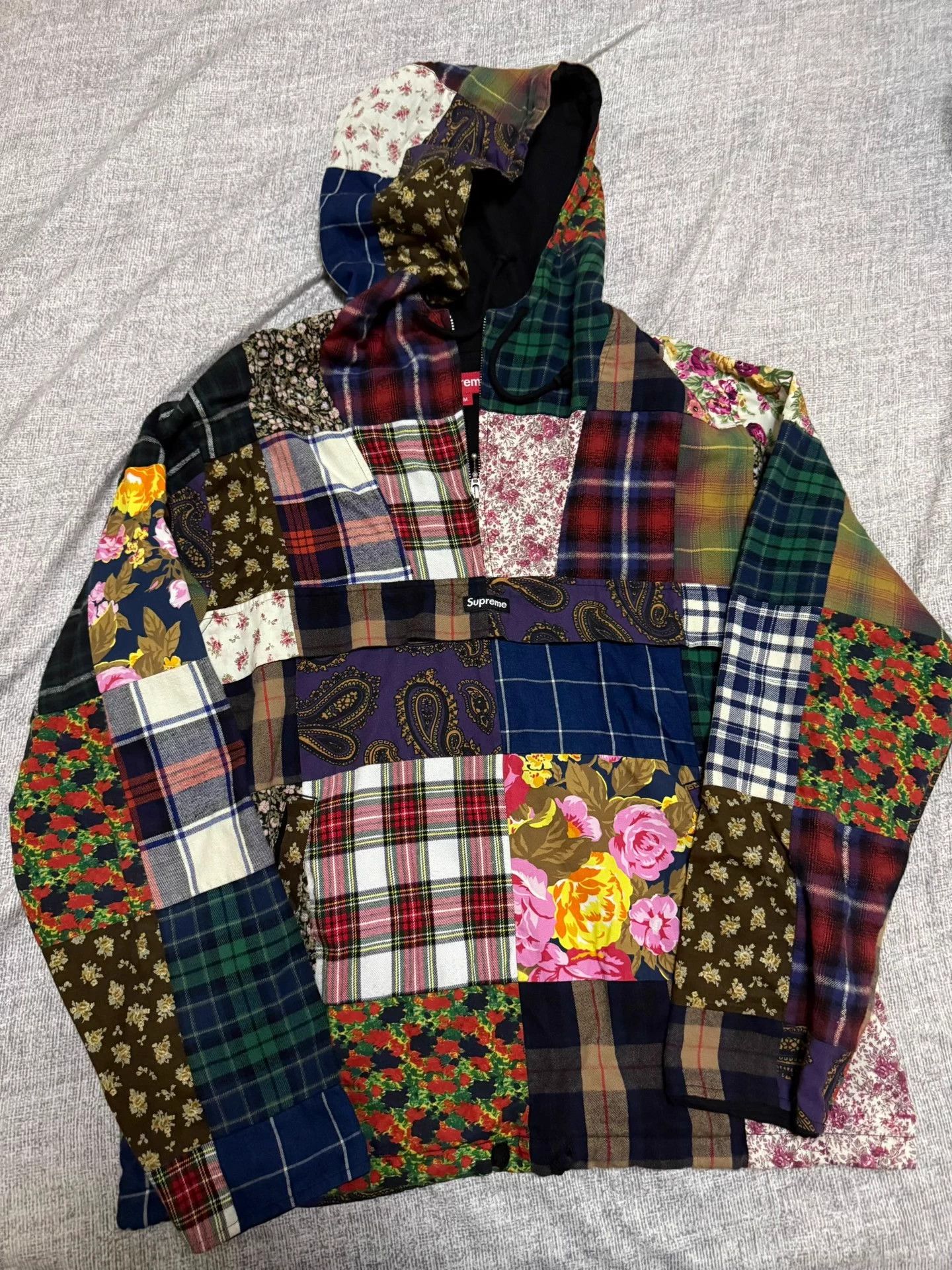 Supreme Patchwork Anorak | Grailed