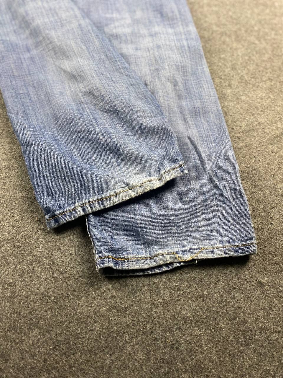 Levi's levis 505 soft distressed denim nice design Size US 34 / EU 50 - 3 Thumbnail