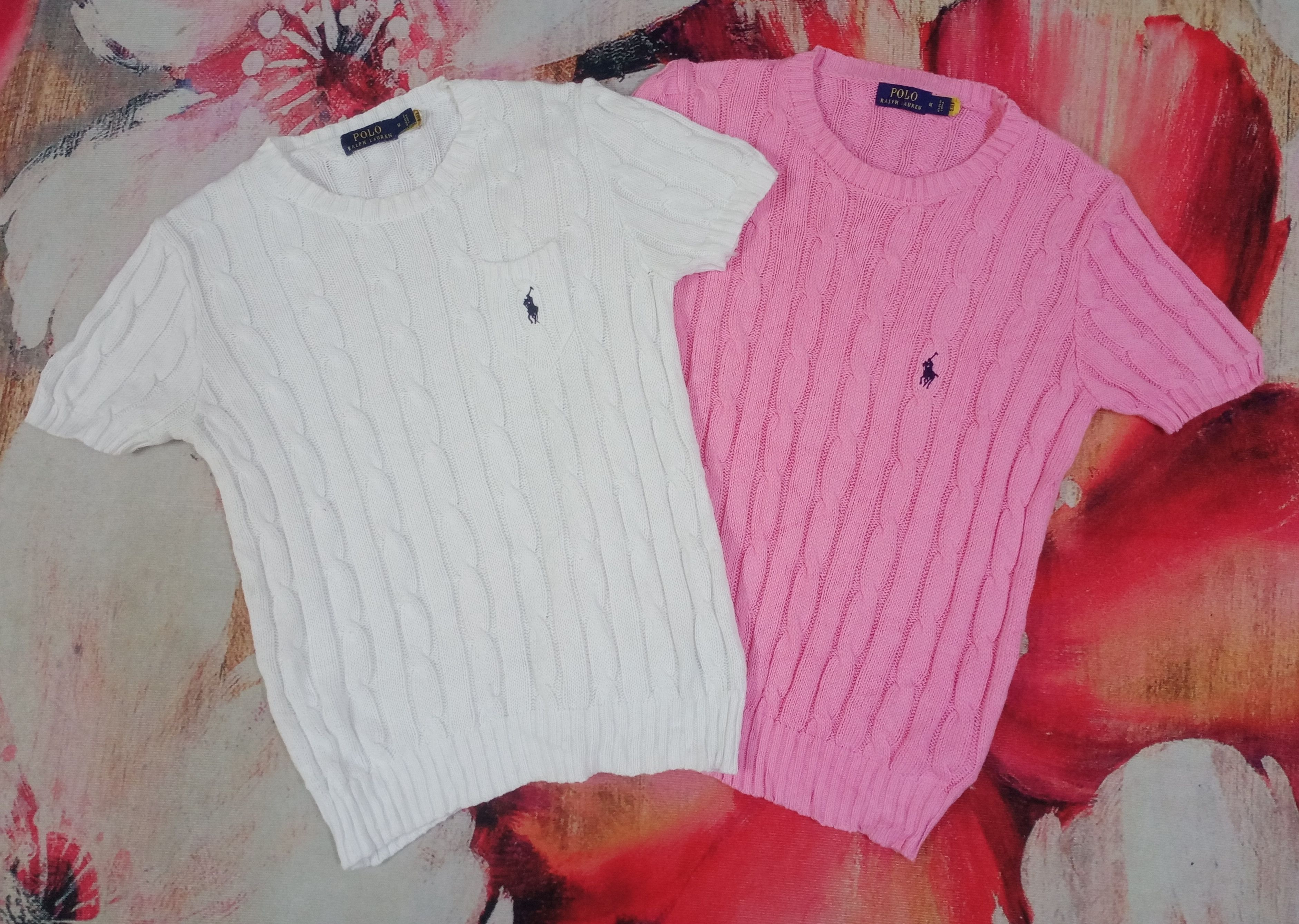 Polo Ralph Lauren Rare 2 Polo Ralph Lauren Knitwear Short Sleeve Size US M / EU 48-50 / 2 - 1 Thumbnail