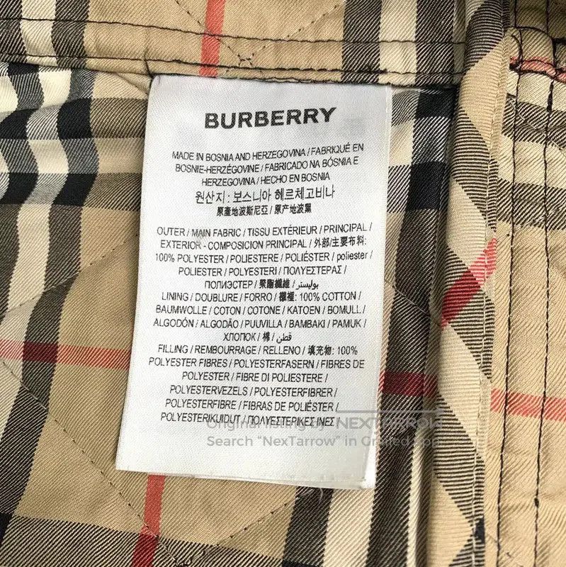 Burberry Burberry Quilted Black Polyester Men's Jacket. Size US XS / EU 42 / 0 - 6 Thumbnail