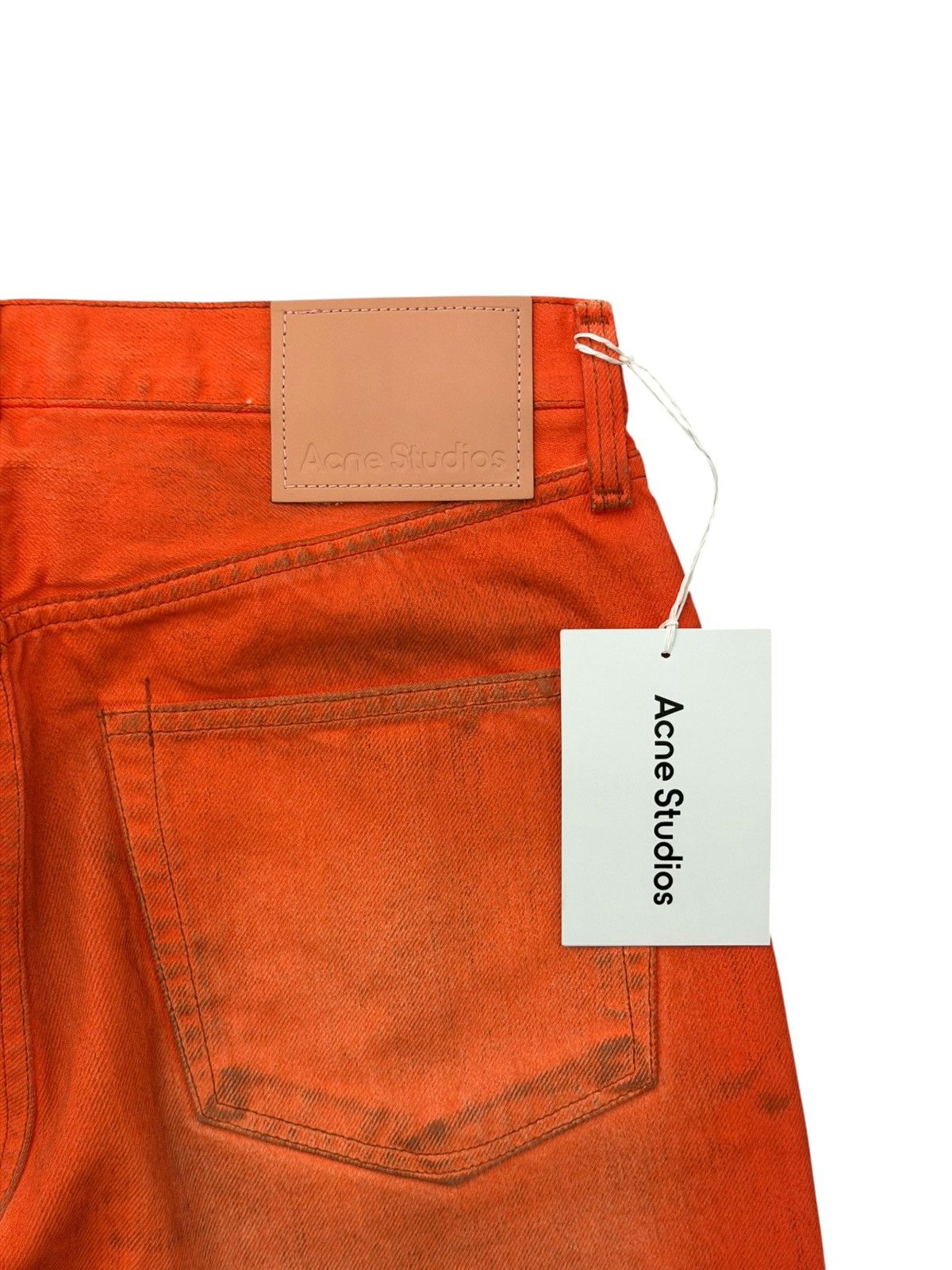 Acne Studios Acne Studios 2003 Traffic Orange Relaxed Fit Jeans Size US 29 - 4 Thumbnail