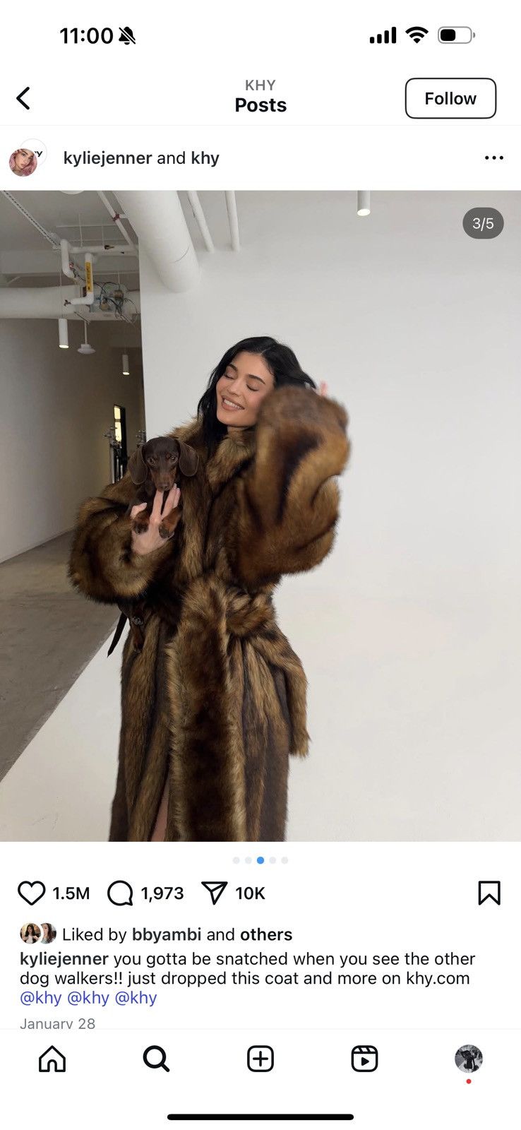 Kendall And Kylie × Kylie Jenner × Other Khy Faux Fur Coat | Grailed