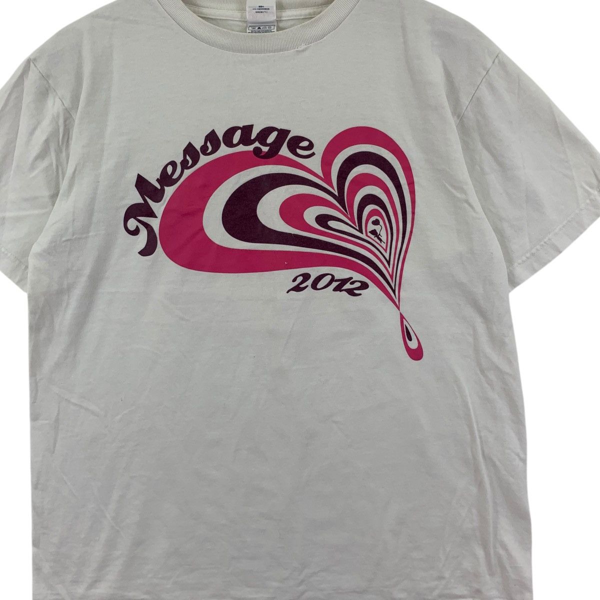 Vintage WE & WE DANCE NAMI Message 2012 Event Tee Shirt Top Size L / US 10 / IT 46 - 3 Thumbnail