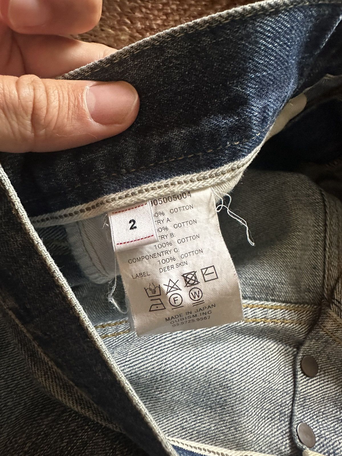 Visvim SS21 ICT Journeyman Tacked Crash Denim (Kofu Repairs) Size US 32 / EU 48 - 9 Thumbnail