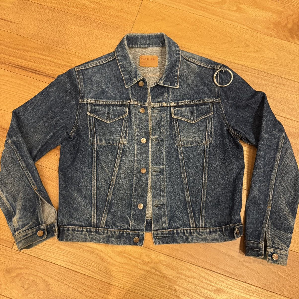 Helmut Lang Helmut Lang S/S 1996 Cock Ring Denim Jacket Size US M / EU 48-50 / 2 - 1 Thumbnail