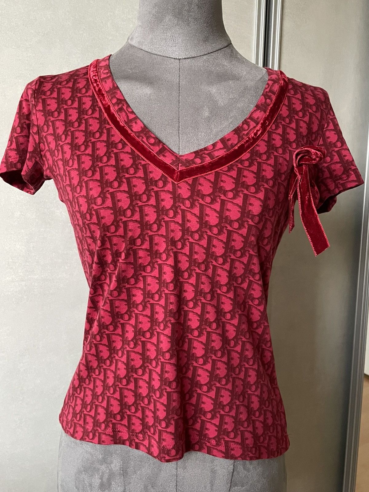 Dior CHRISTIAN DIOR TOP OBLIQUE MONOGRAM Size XS / US 0-2 / IT 36-38 - 1 Thumbnail