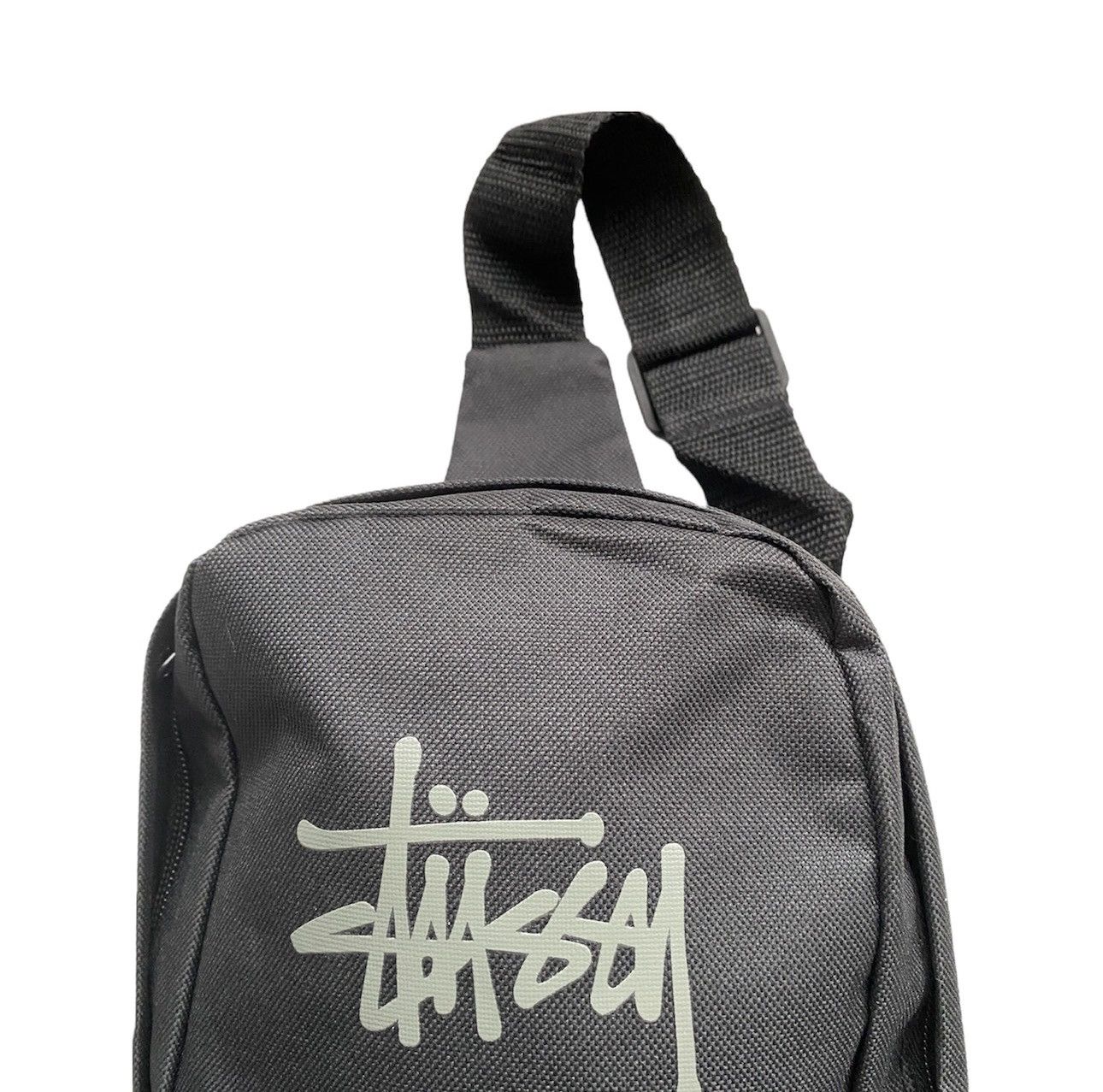 Stussy Stussy Troops Crossbody Bag Canvas Sling Shoulder Black Size ONE SIZE - 3 Thumbnail