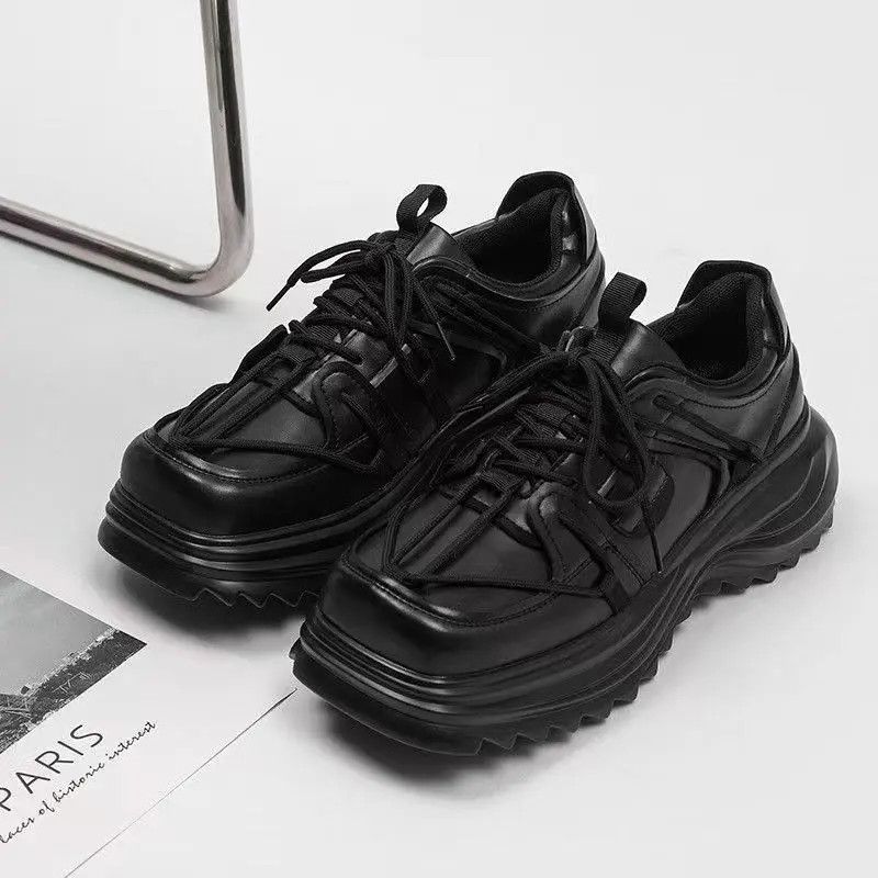 Designer × Japanese Brand Retro High Street Thick Sole Casual Leather Shoes Size US 8.5 / EU 41-42 - 2 Thumbnail