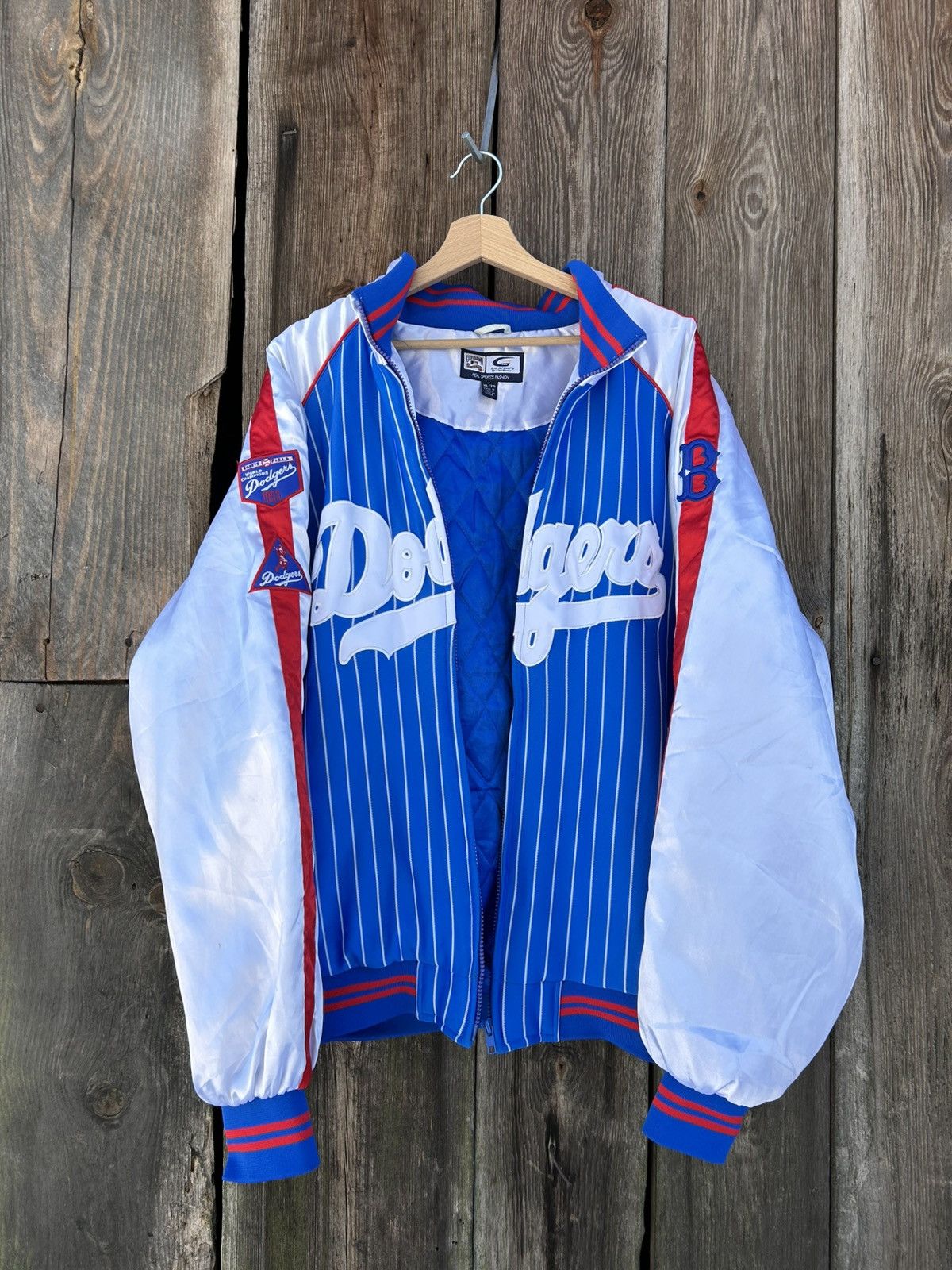MLB Los Angeles Dodgers LA Bomber Jacket Cooperstown G-III Banks Size US XL / EU 56 / 4 - 2 Thumbnail