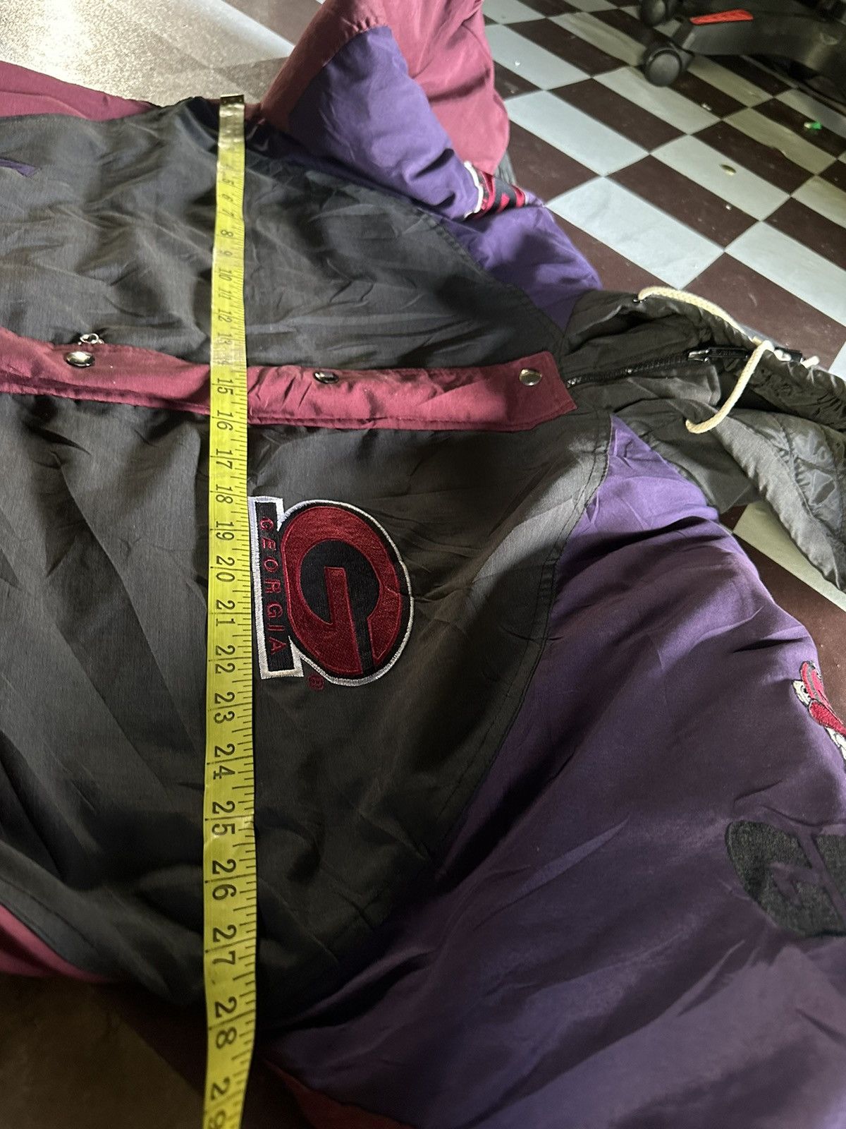 Vintage Georgia bull dogs like puffer jacket hooded Size US L / EU 52-54 / 3 - 9 Thumbnail