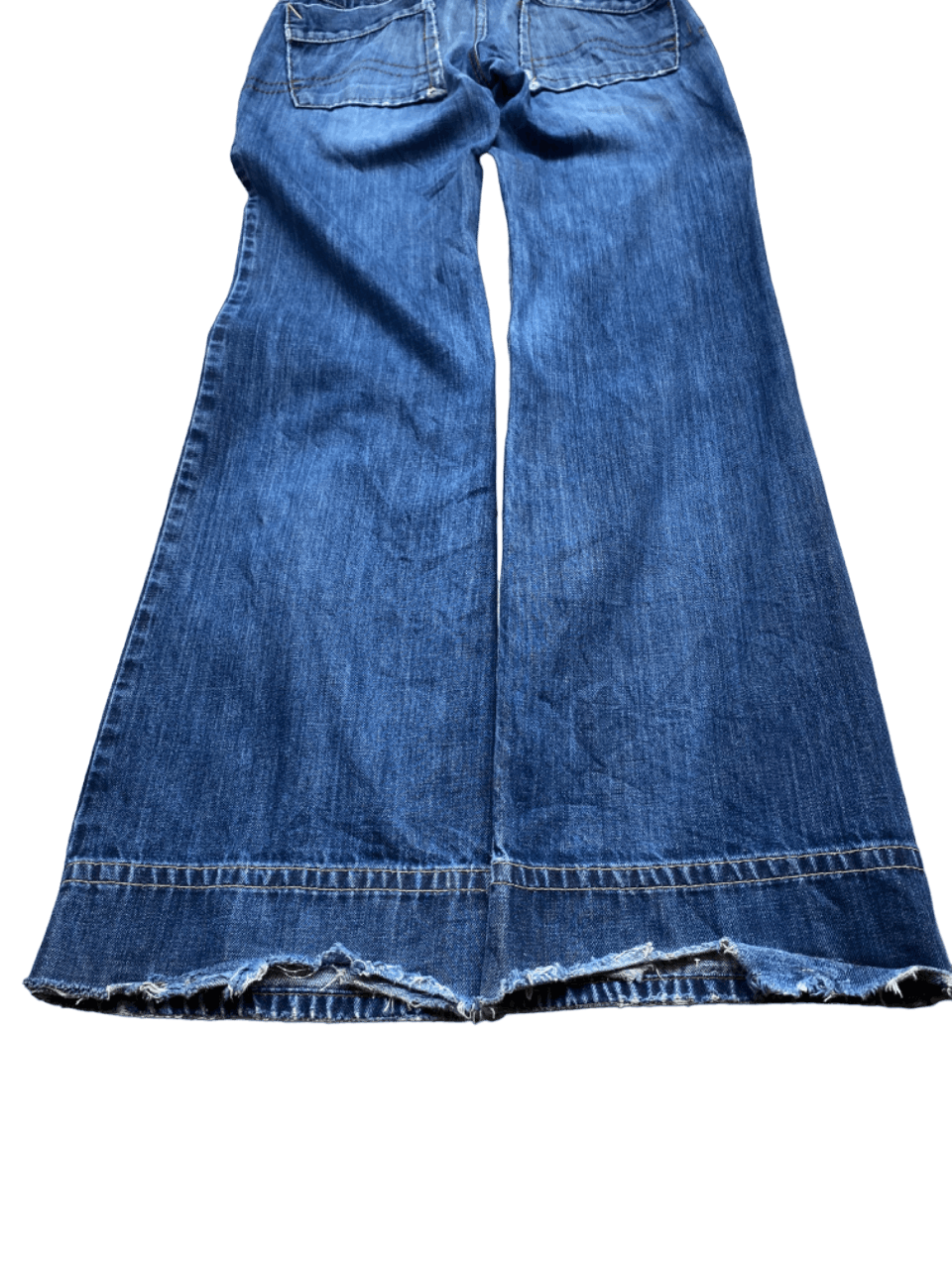 If Six Was Nine × Le Grande Bleu (L.G.B.) Distressed Ripped Freeman Bush Pants Jeans Size US 30 / EU 46 - 5 Thumbnail