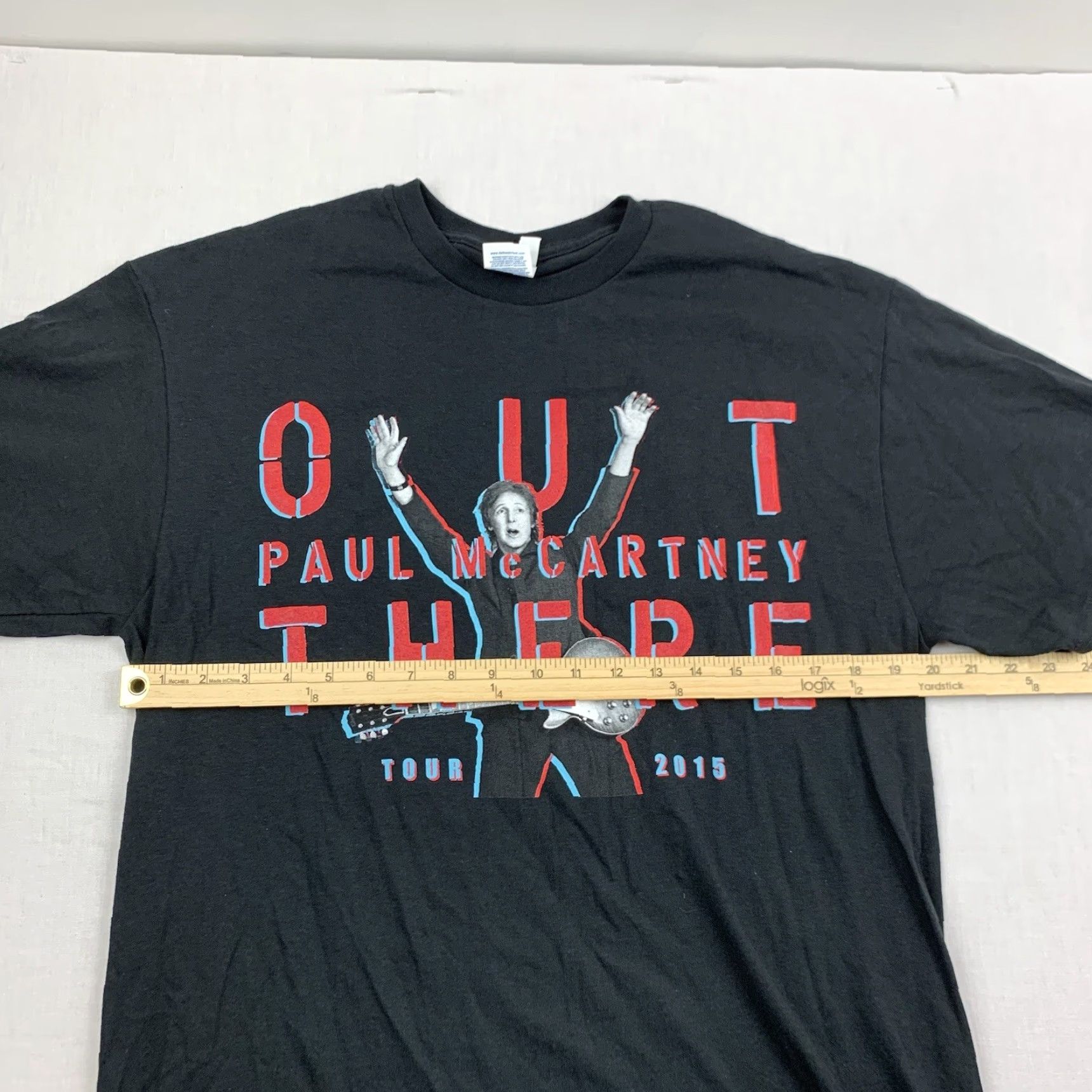 Delta VINTAGE Paul McCartney Out There Tour Shirt Adult Large Black 2015 Musical Band Tee USA Mens L Black USA 2015 Tour Size US L / EU 52-54 / 3 - 7 Thumbnail