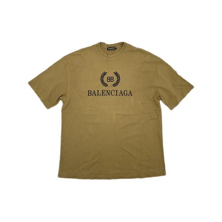 Balenciaga Balenciaga Balenciaga BB Logo Printed Short Sleeve Tshirt Size US S / EU 44-46 / 1 - 1 Thumbnail