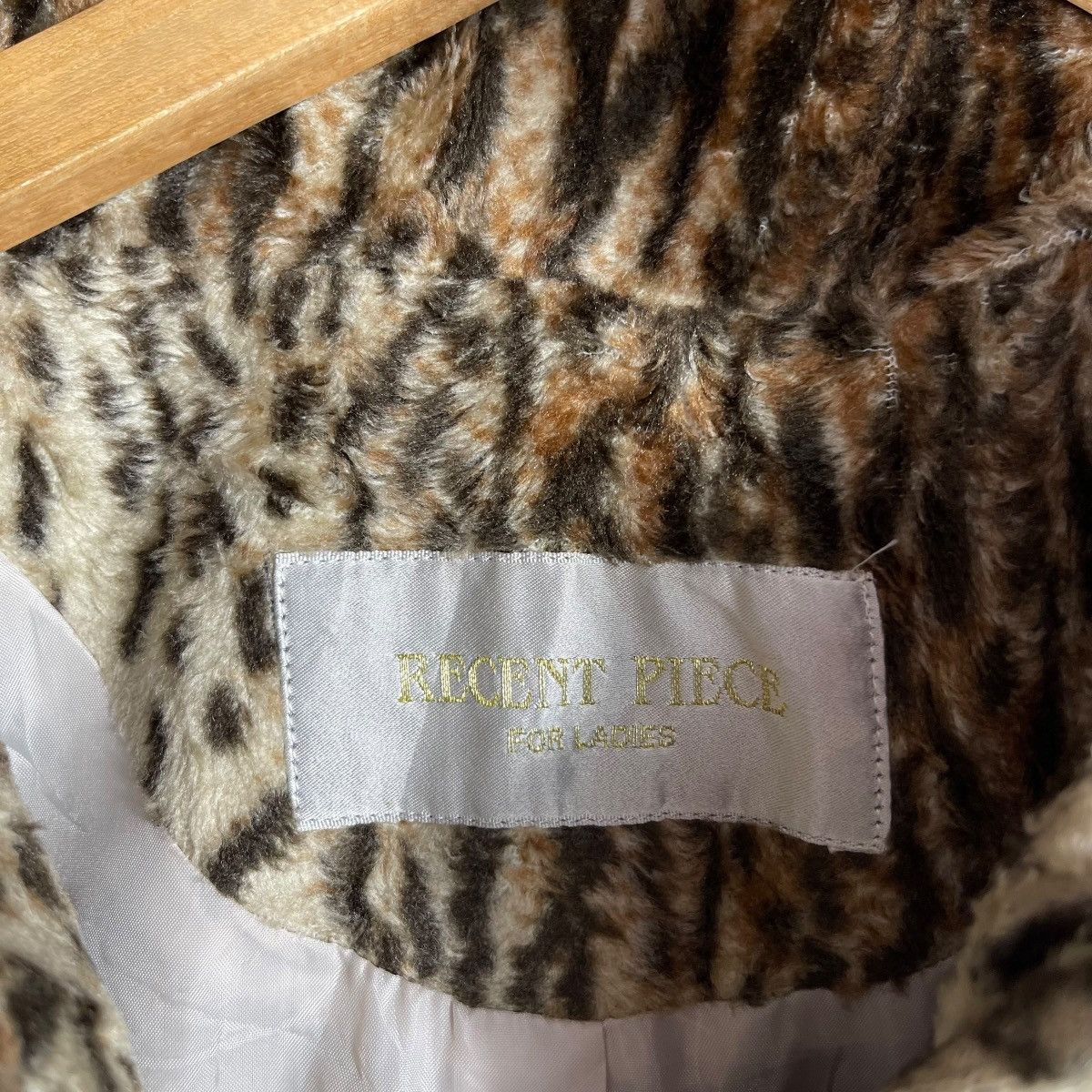 Vintage RECENT PIECE For Ladies Leopard Embroidery Hooded Jacket Size XXL / US 16-18 / IT 52-54 - 3 Thumbnail