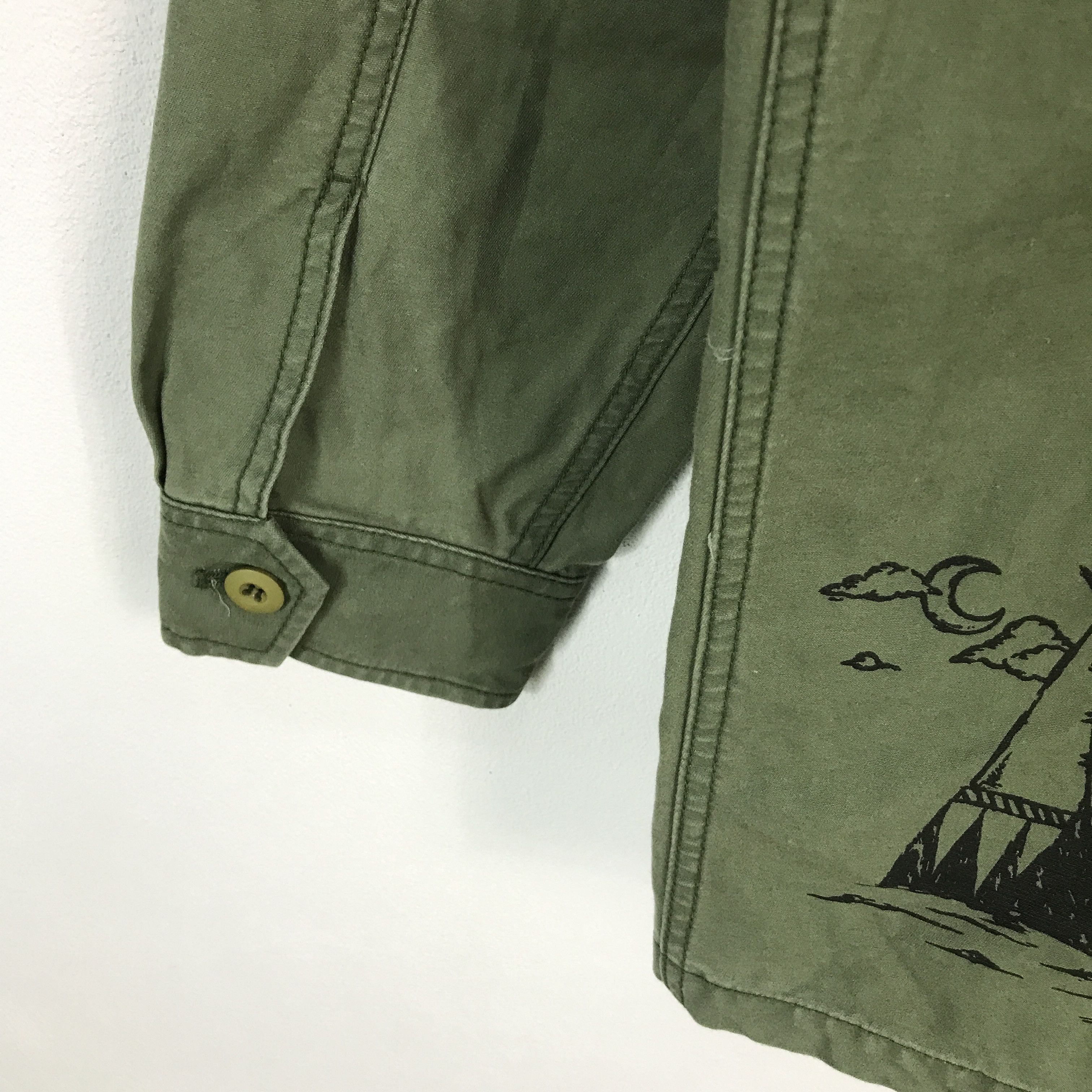Japanese Brand Vtg titicaca green design og107 style jacket Size US L / EU 52-54 / 3 - 7 Thumbnail