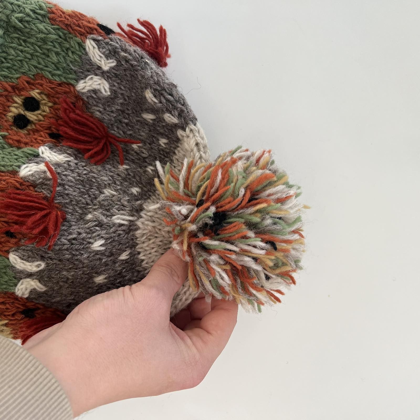 Handmade × Japanese Brand × Vintage Rare Pachamama Handmade Wool Beanie Size ONE SIZE - 5 Thumbnail