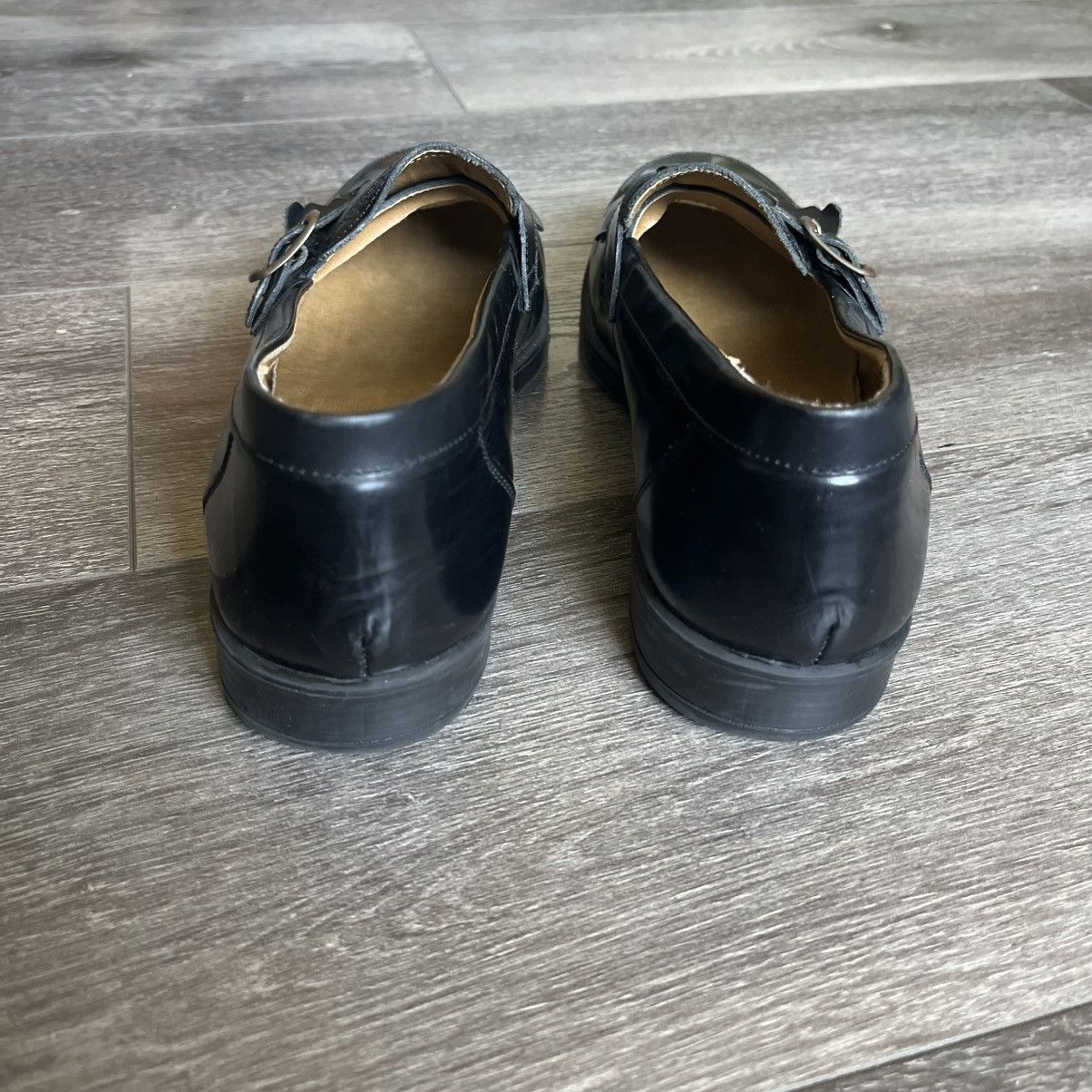 Vintage Vintage 1980s Scott David Tassel Leather Loafers Shoes Black Size US 6 / IT 36 - 4 Thumbnail