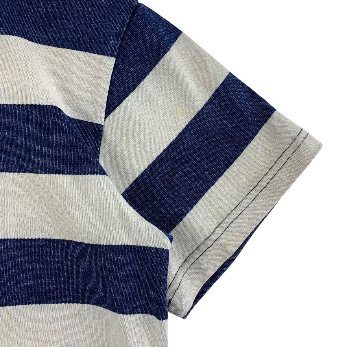 Vintage HOUSTON U.S NAVY stripe tee Size US M / EU 48-50 / 2 - 7 Thumbnail