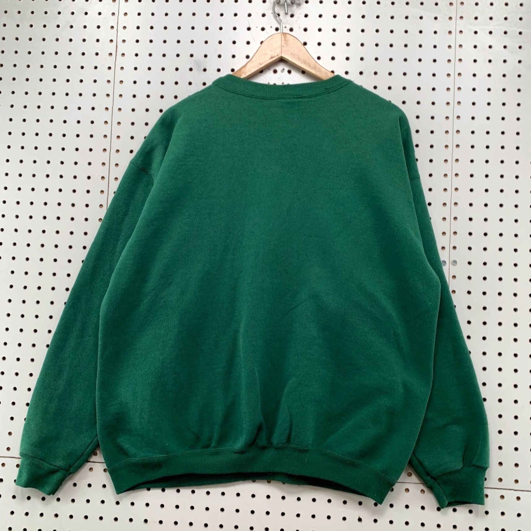 Hanes VINTAGE Feed The Children Sweatshirt Mens Large Green Fleece 90s Crewneck Heavy Size US L / EU 52-54 / 3 - 3 Thumbnail