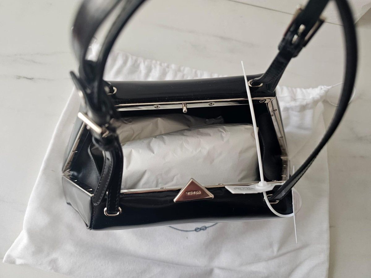 Prada Prada Borsa Cerniera in pelle black leather handbag Size ONE SIZE - 3 Thumbnail
