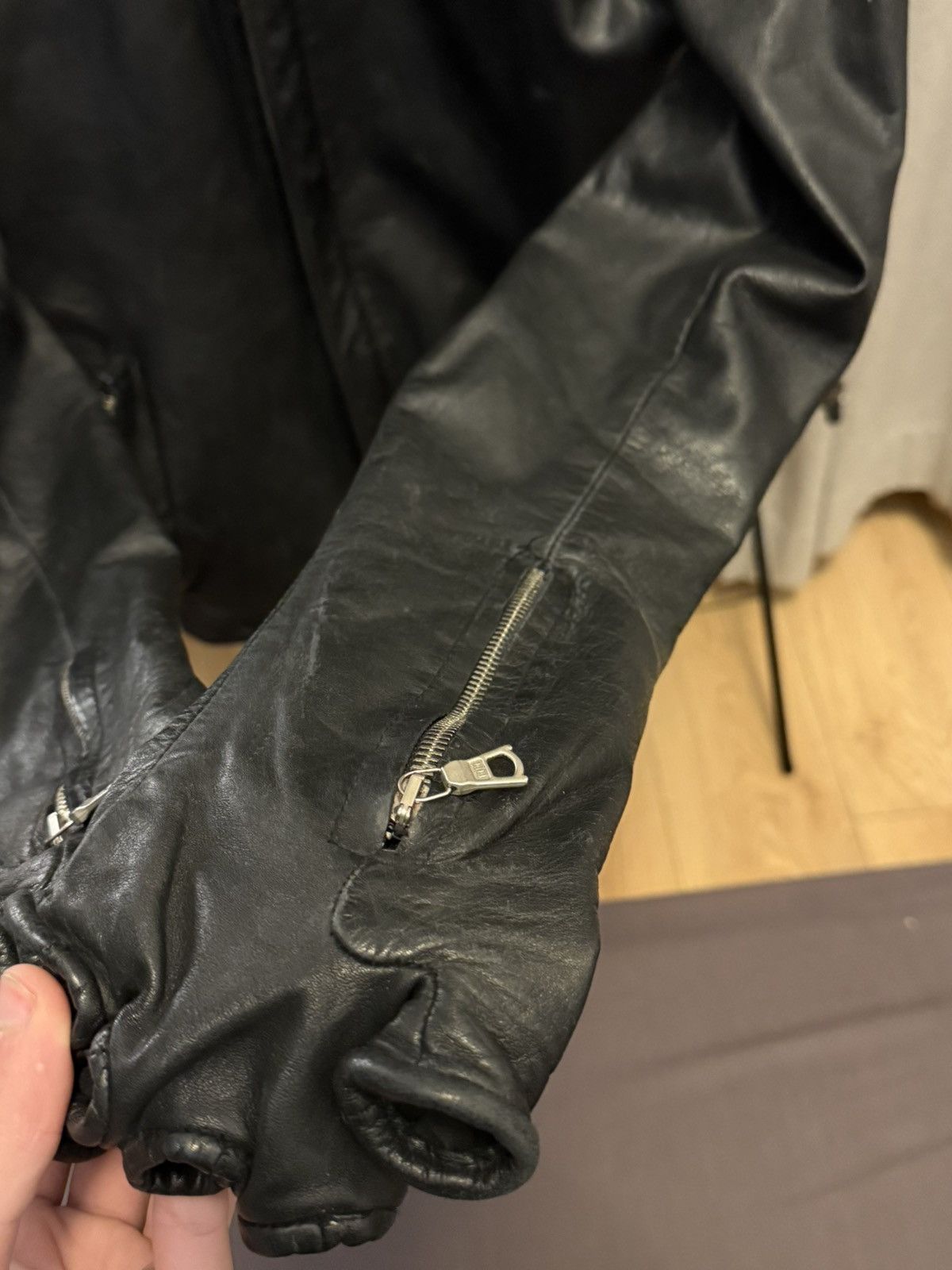 Japanese Brand Carol christian poell inspired leather jacket ccp guidi Size US M / EU 48-50 / 2 - 2 Thumbnail