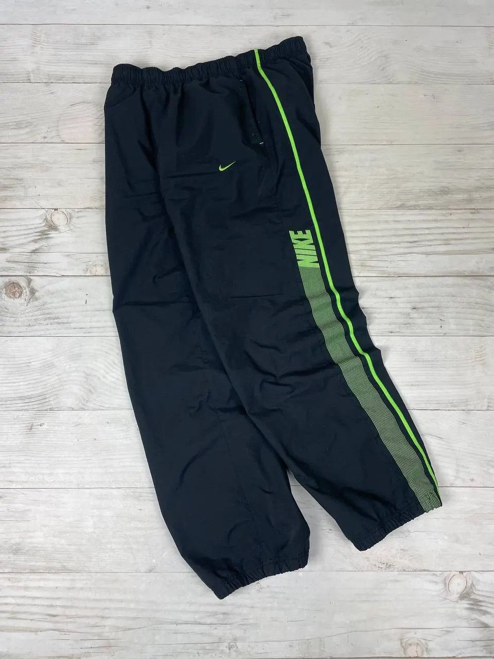 Nike Vintage Nike Track Pants Striped 00s Swoosh Y2K Size US 34 / EU 50 - 1 Thumbnail