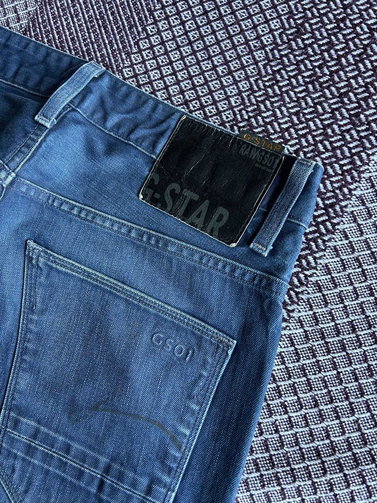 G-Star × Jean G-star Raw Denim Jeans Washed Mens Size 30x30 Size US 30 / EU 46 - 5 Thumbnail