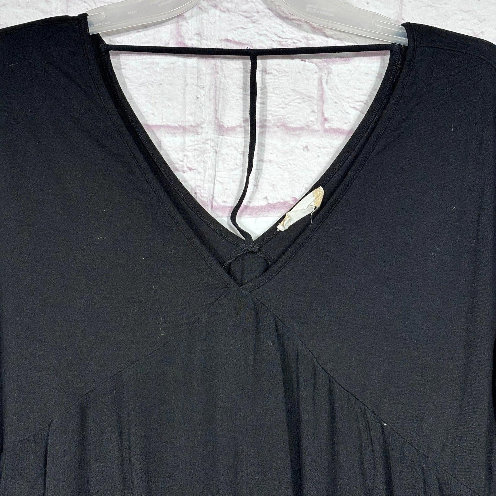 Other Altar'd State Women's Black V-Neck Top Medium Size M / US 6-8 / IT 42-44 - 2 Thumbnail