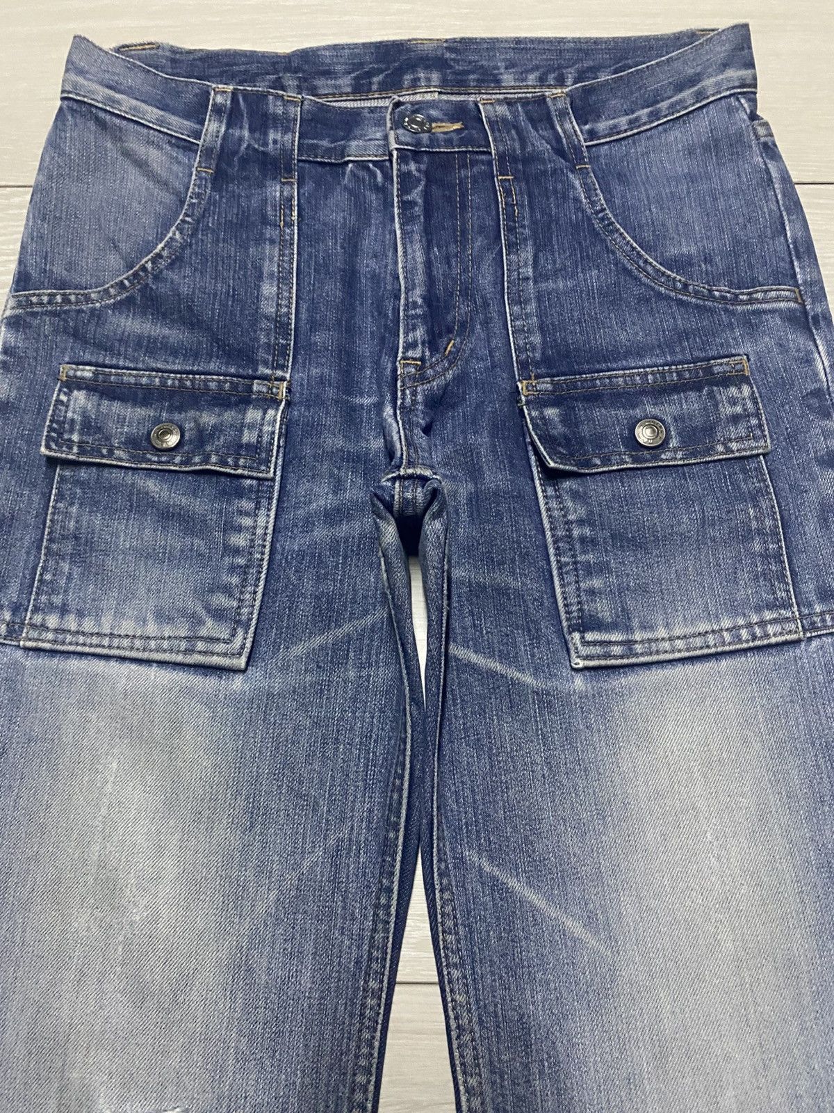 Issey Miyake Vintage Japanese N&M Issey miyake Style Distressed Jeans Size US 30 / EU 46 - 3 Thumbnail