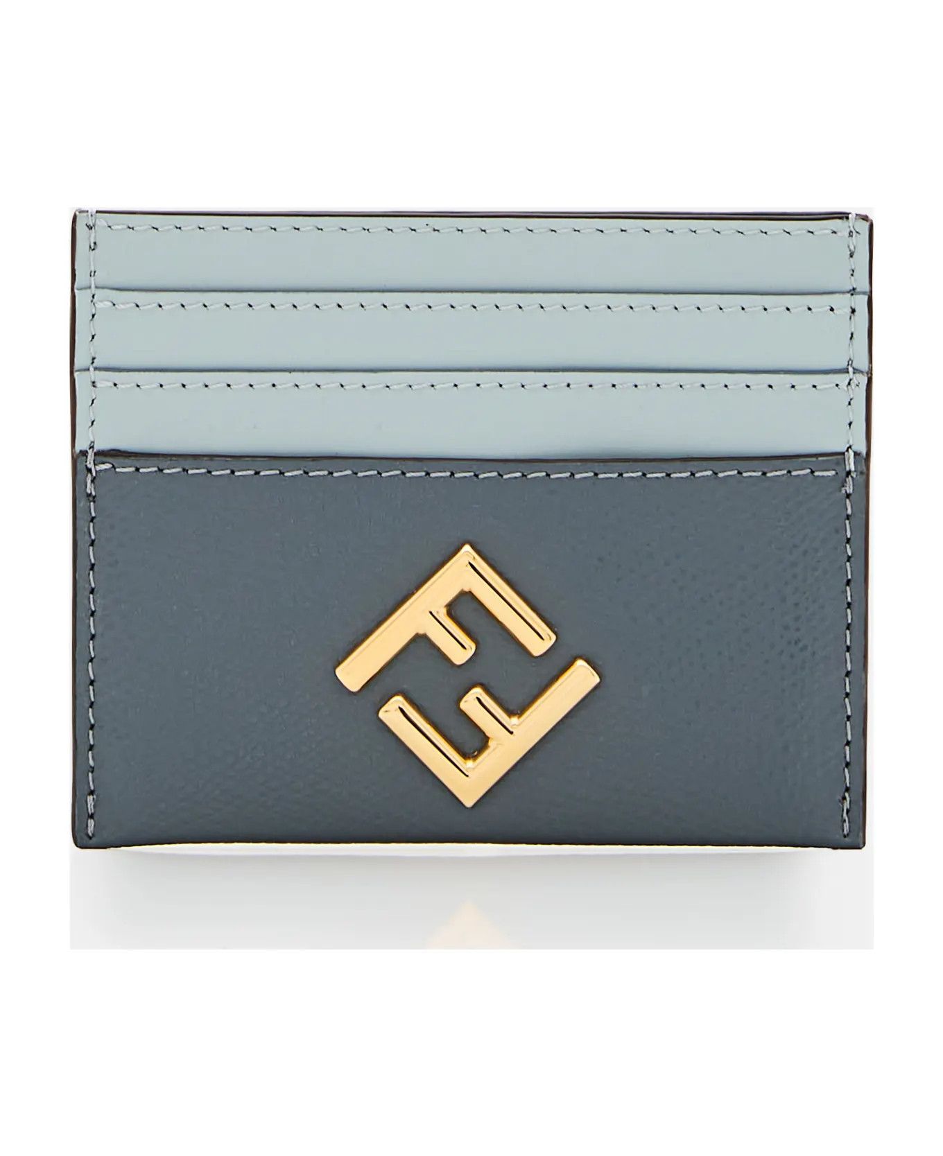o1s1wg110925 Size: OS/ Ff Diamonds Card Case in Clear Blue