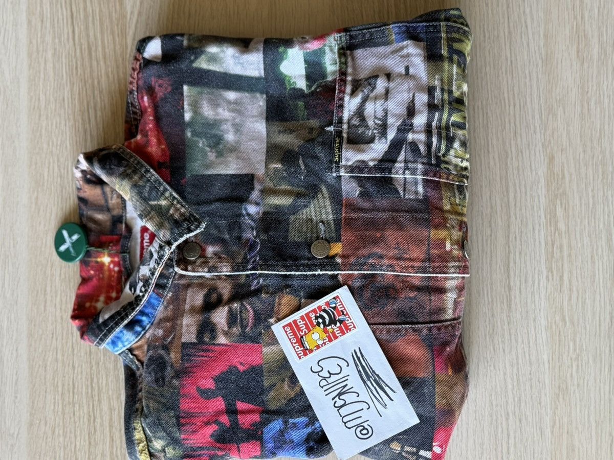 supreme NAS&DMX Collage Denim Chore Coat
