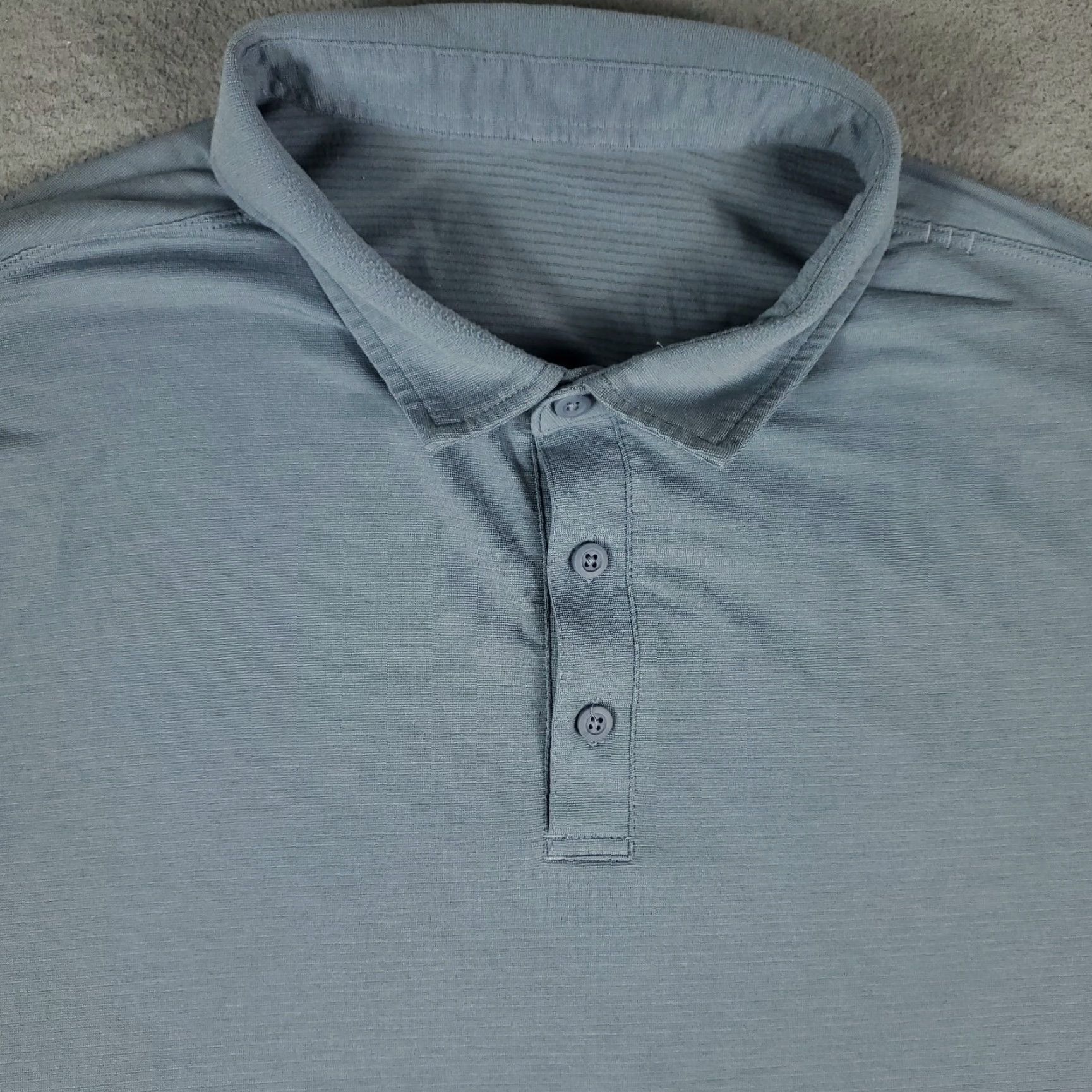 Lululemon Lululemon Polo Shirt Mens XL Blue Tech Casual Short Sleeve Adult Polo Shirt Mens XL Blue Size US XL / EU 56 / 4 - 2 Thumbnail