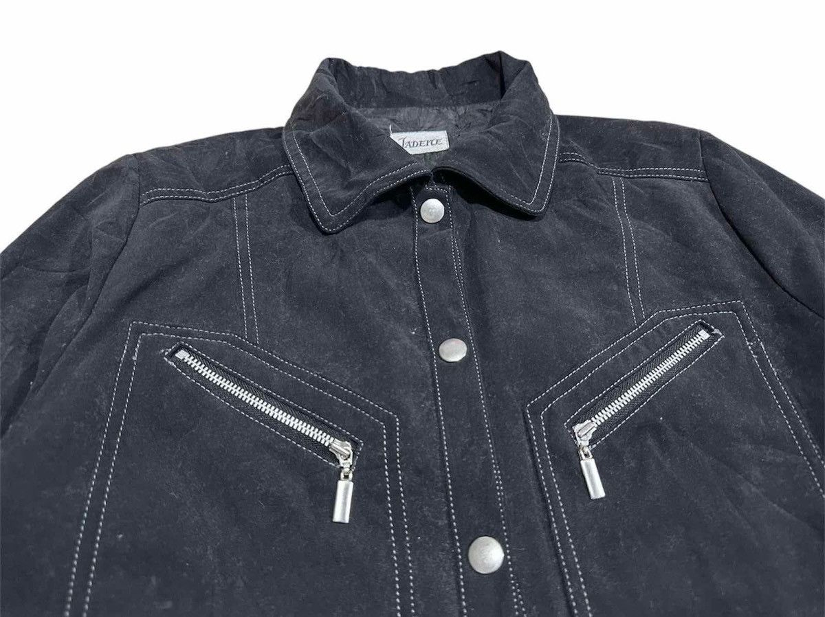 Hysteric Glamour × Japanese Brand × Seditionaries 🔥Sick Y2K Japanese Punk Velvet Shirt Zipper Goth Punk Size US XL / EU 56 / 4 - 4 Thumbnail
