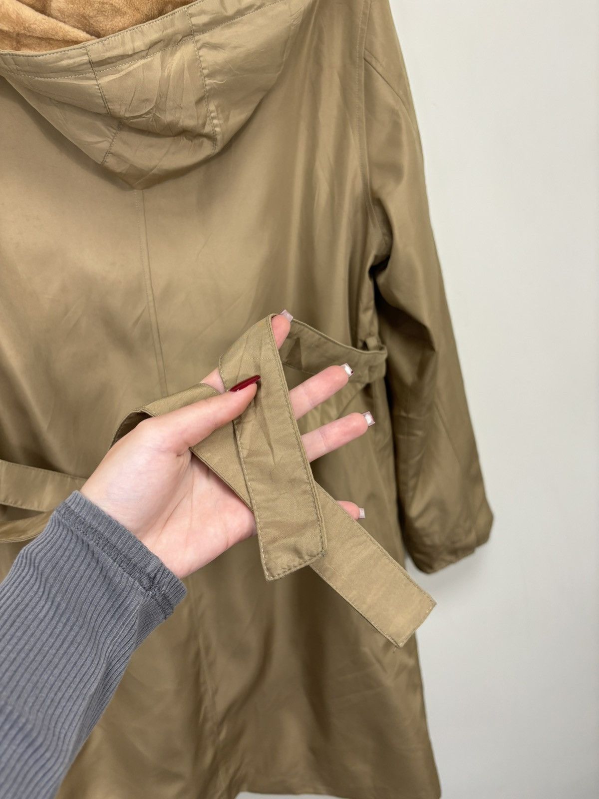 Burberry Vintage Burberry Nova Check Classic Belted Hooded Coat Size US L / EU 52-54 / 3 - 20 Thumbnail