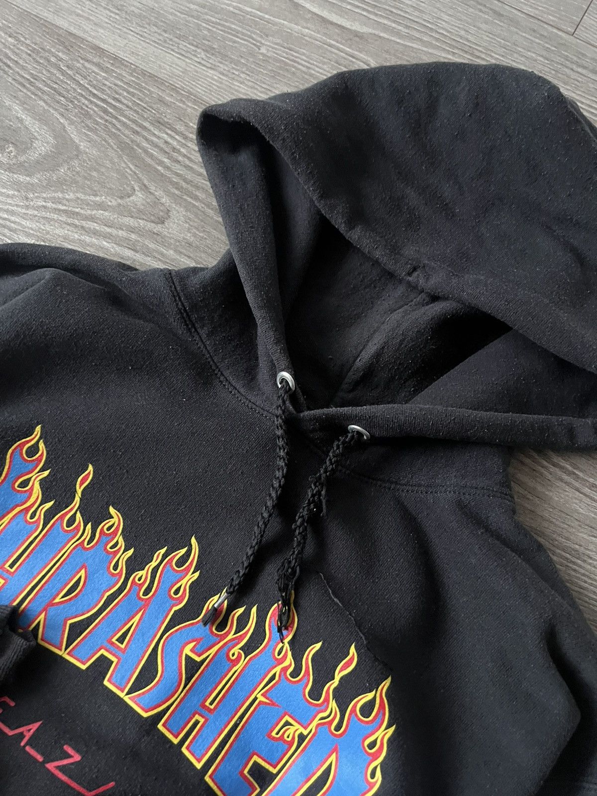 Hanes × Thrasher × Vintage ‼️Archival Trasher x Hanes Cotton Big Logo Skate Style Hoodie Size US S / EU 44-46 / 1 - 12 Thumbnail
