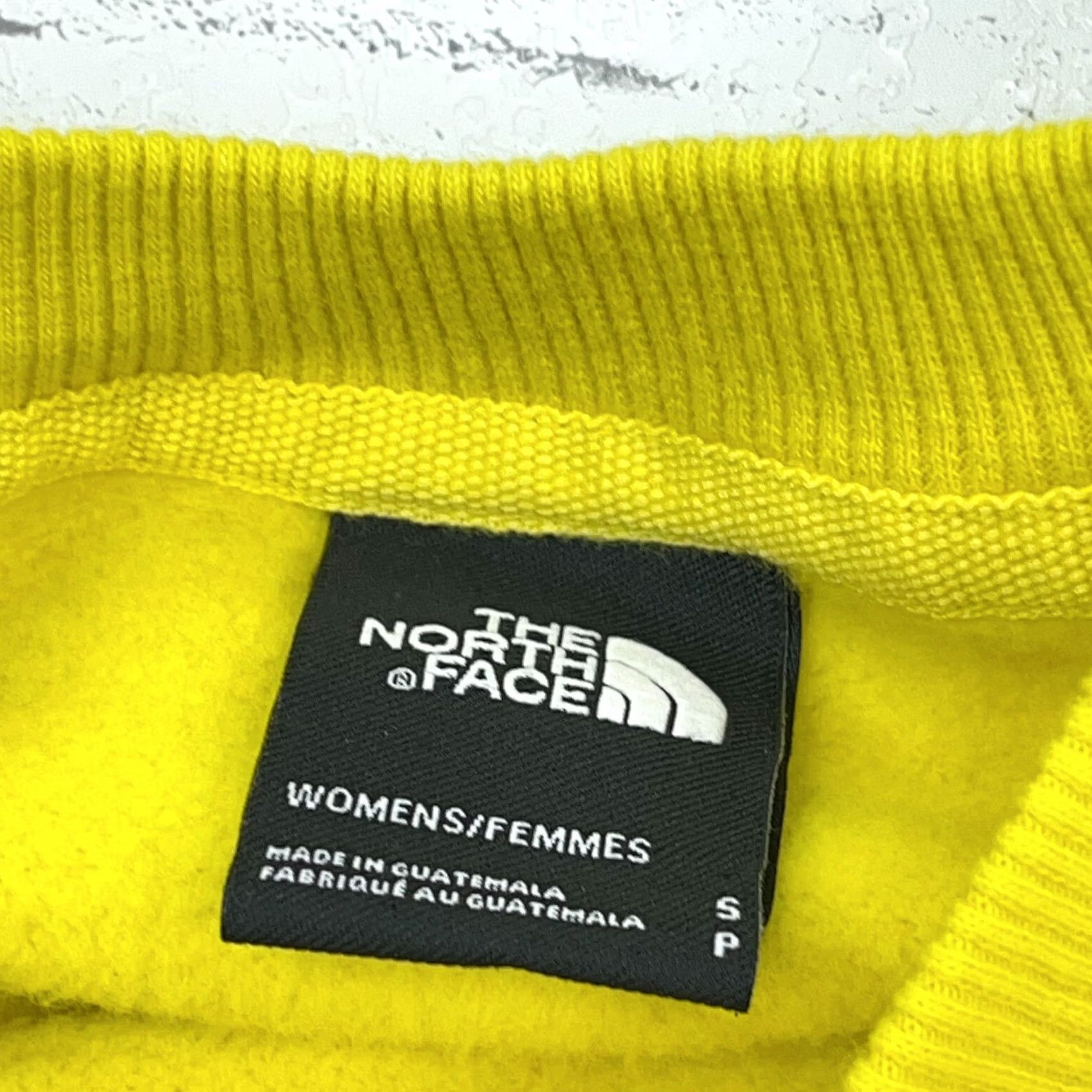 The North Face North Face Sweatshirt Adult Small Yellow White Crew Neck Sweater Plain Basic Men Size US S / EU 44-46 / 1 - 6 Thumbnail