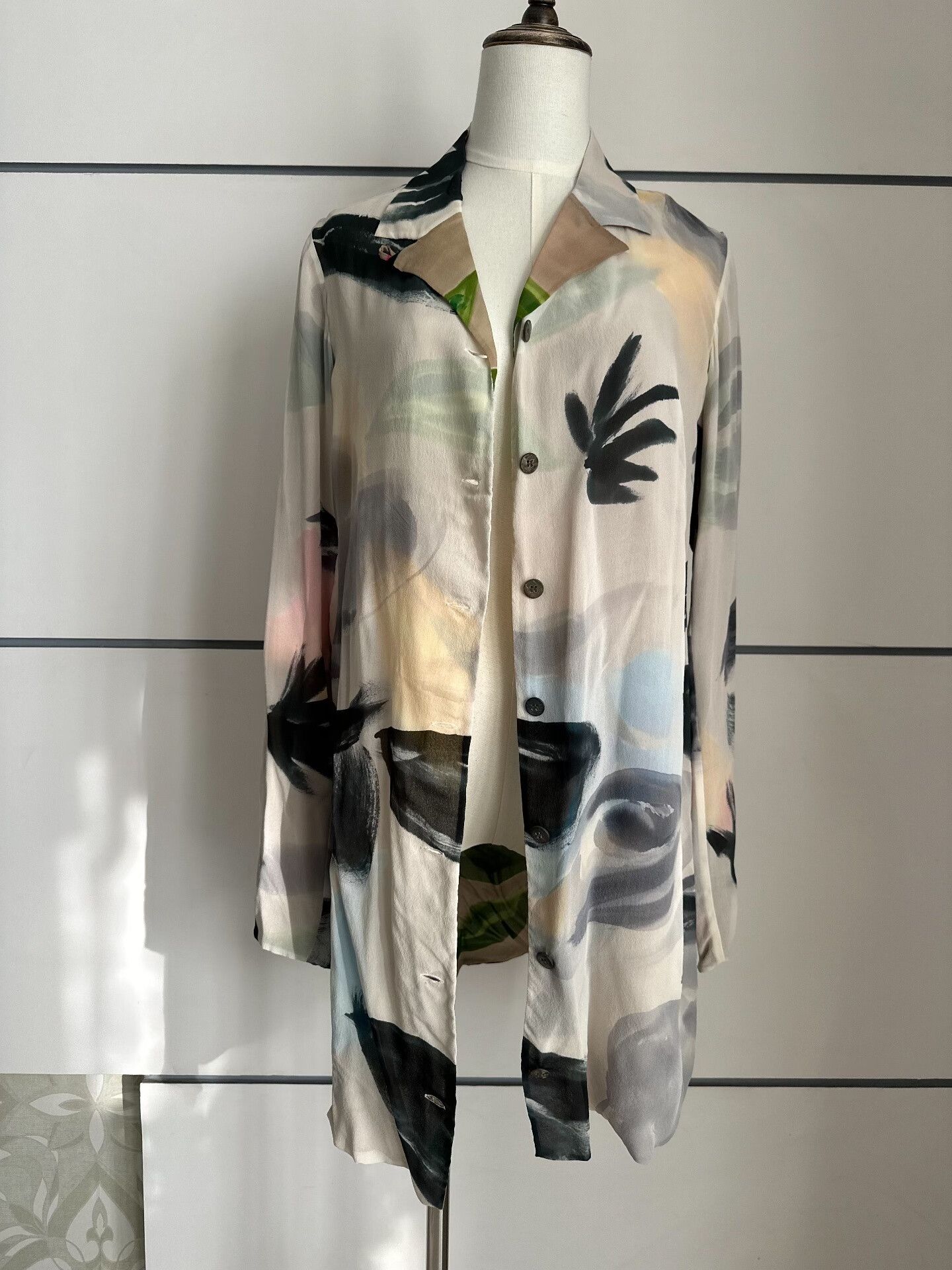 Issey Miyake Issey Miyake Double-Sided Silk Jacket Size M / US 6-8 / IT 42-44 - 1 Thumbnail