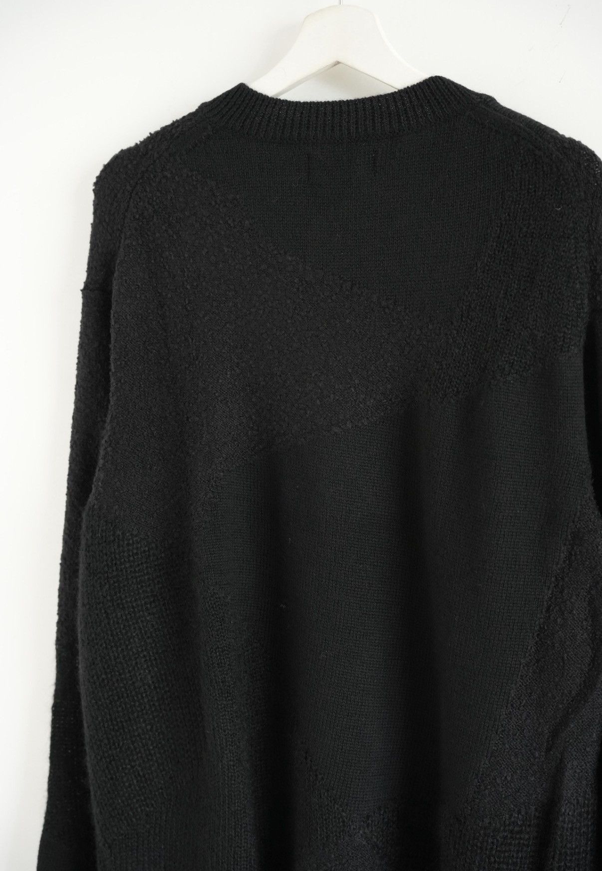 Yohji Yamamoto Yohji Yamamoto 24aw Brushed Vintage Panel Sweater K4 Size US L / EU 52-54 / 3 - 6 Thumbnail