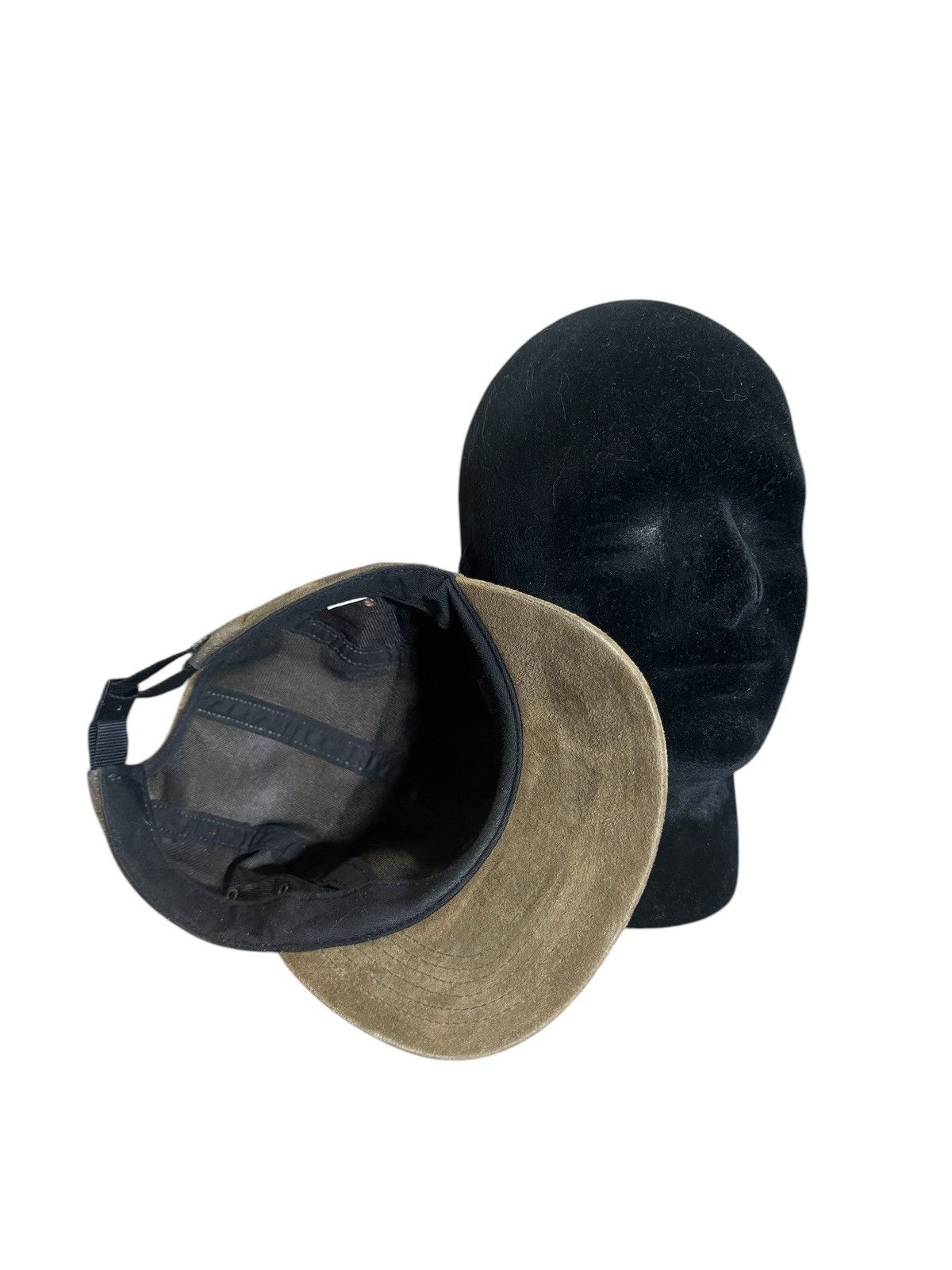 Supreme Supreme Suede Camp Cap Olive Green Size ONE SIZE - 8 Thumbnail