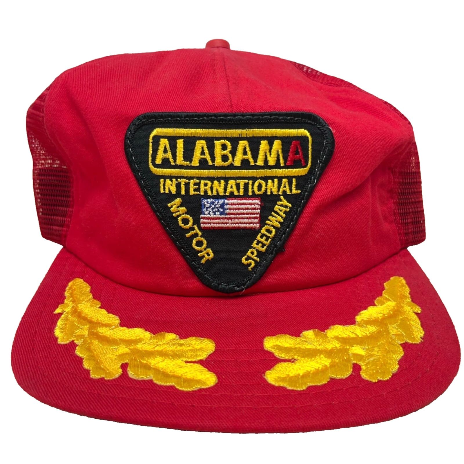 Vintage VINTAGE Alabama International Speedway Trucker Hat Cap Made IN USA 80s Patch Size ONE SIZE - 2 Thumbnail
