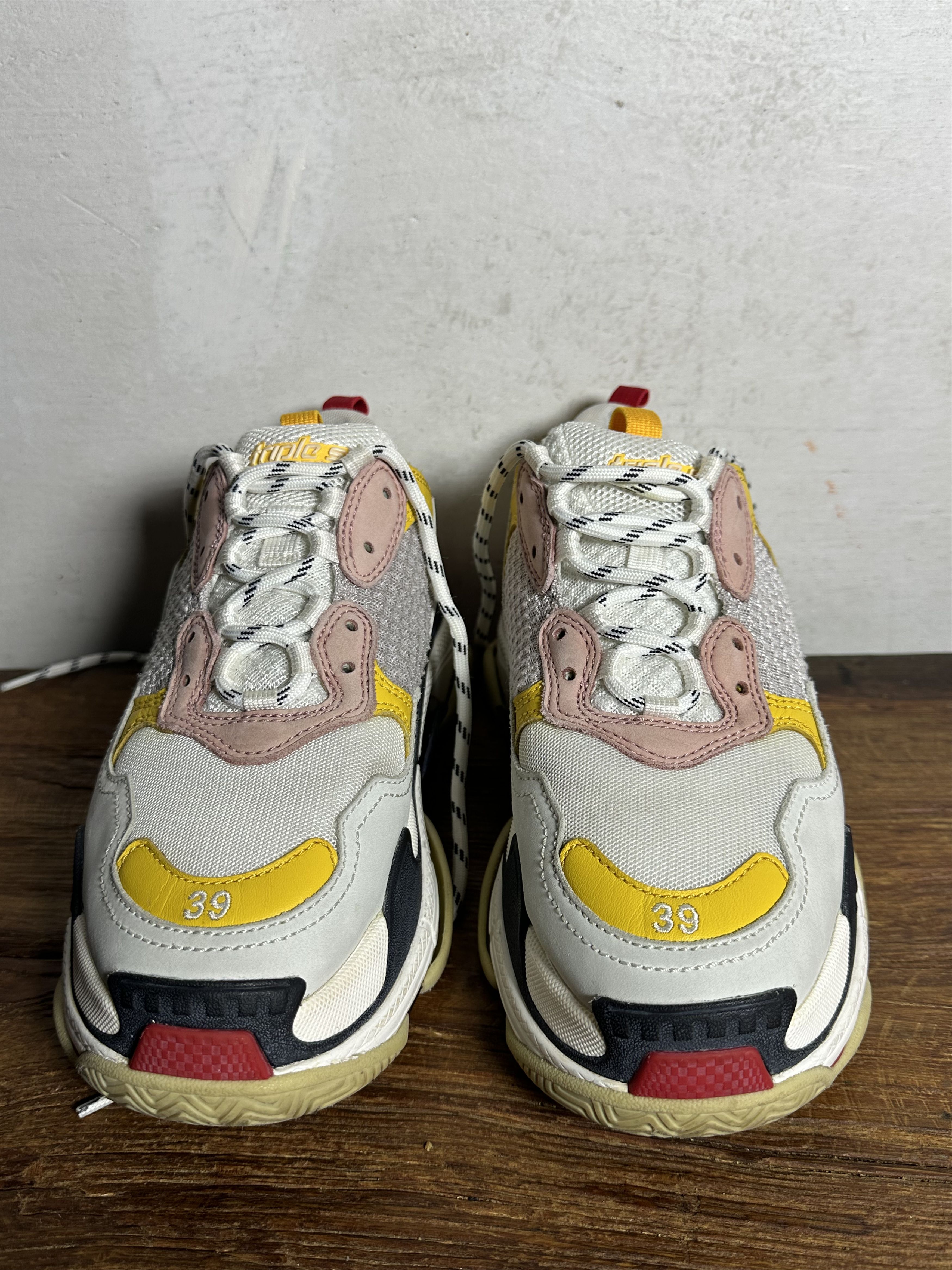 Balenciaga Balenciaga Triple S Yellow White W Size US 9 / IT 39 - 6 Thumbnail