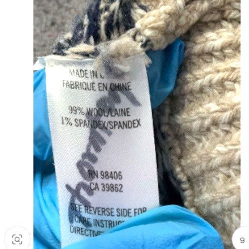 Theory Theory Wool Houndstooth Gray Beige Petite Sweater Size XS / US 0-2 / IT 36-38 - 6 Thumbnail