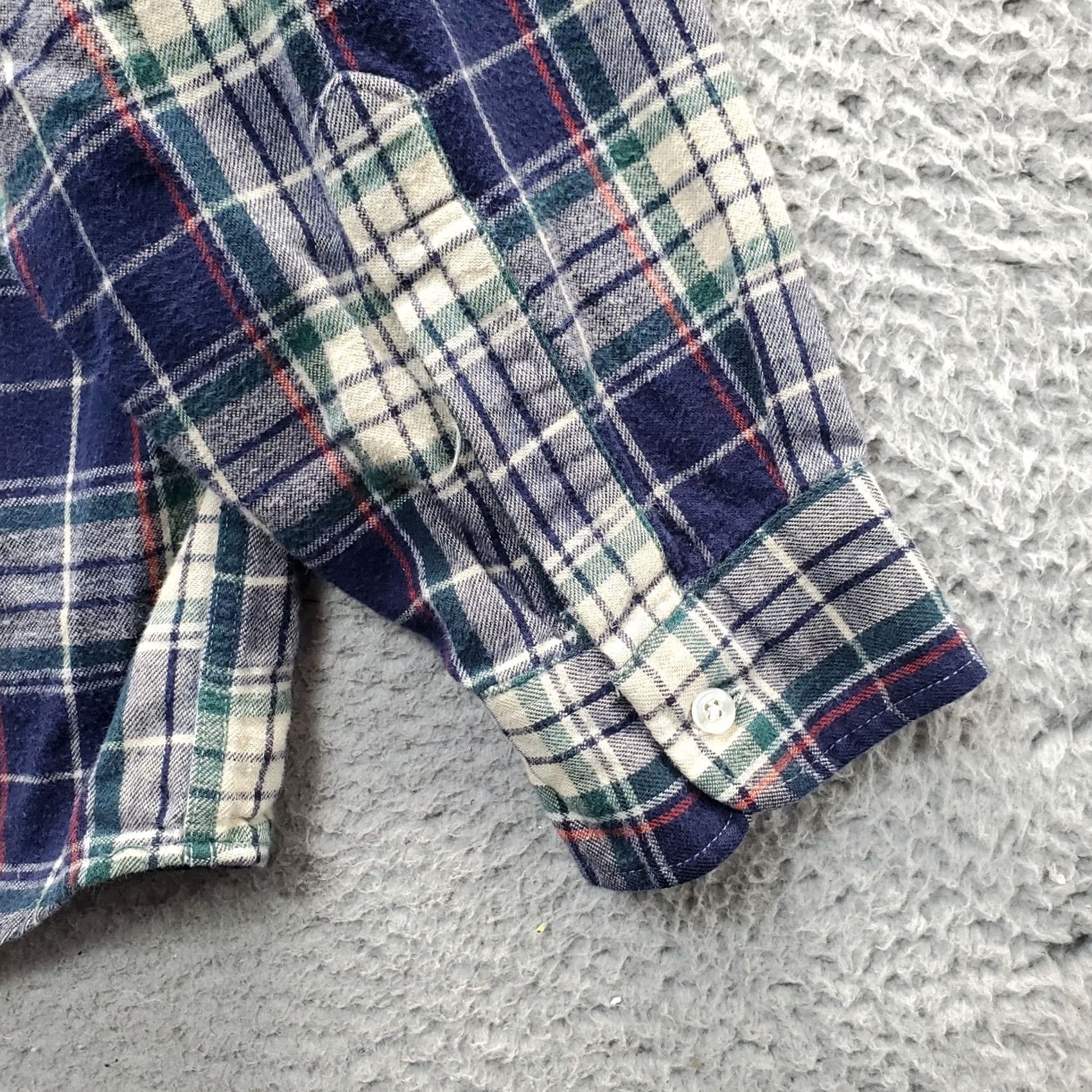 Vintage L.L. Bean Flannel Shirt Mens XL Multi Plaid Classic Midweight Pocket Button-Down Size US XL / EU 56 / 4 - 7 Thumbnail