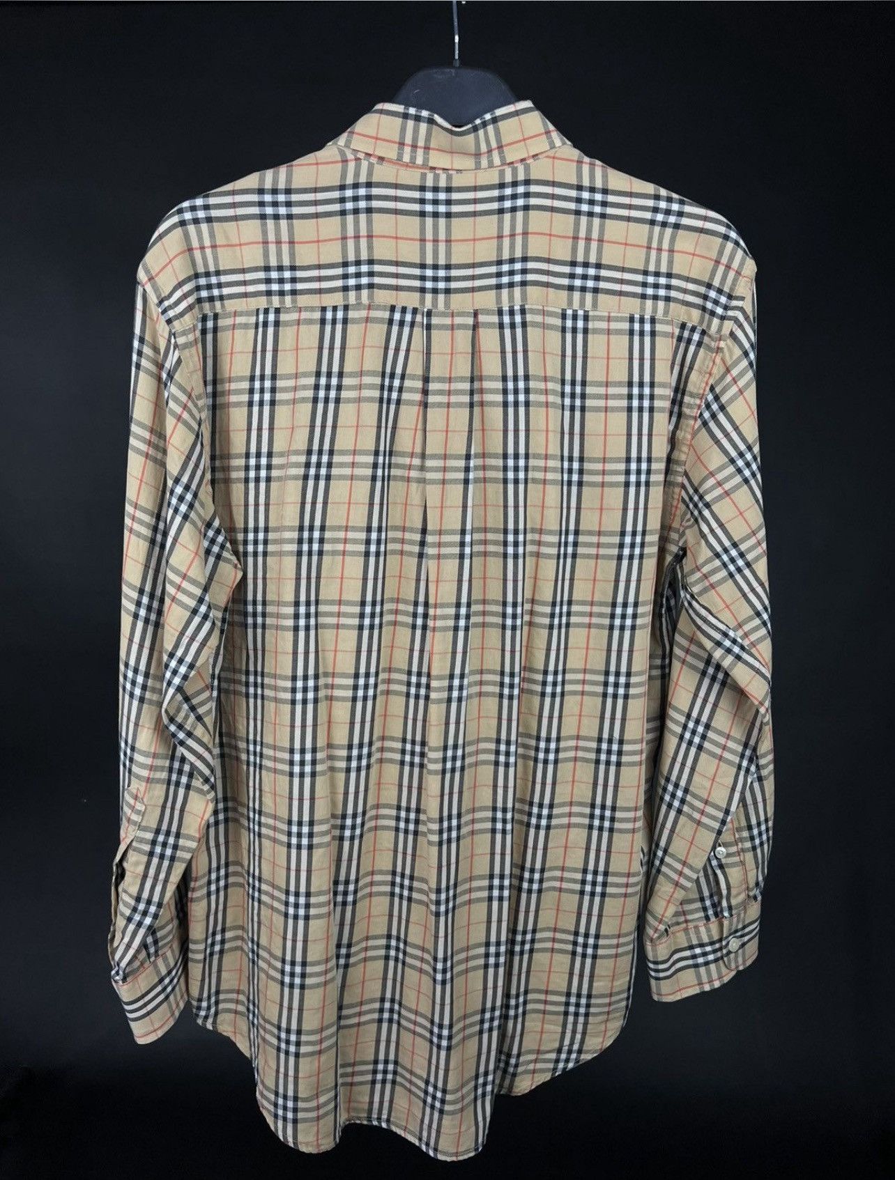 Burberry × Vintage VTG Burberrys Nova Check Long Sleeve Button Up Shirt Size US M / EU 48-50 / 2 - 4 Thumbnail