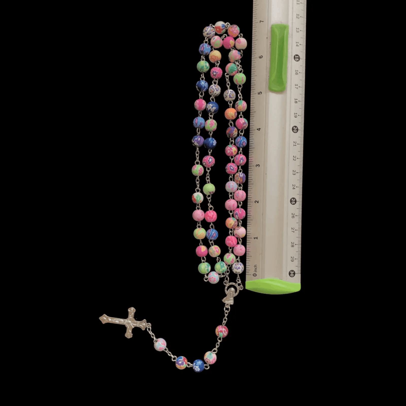 Jewelry Saint Benedict Rosary Necklace Chain Catholic Church Jesus Size ONE SIZE - 3 Thumbnail